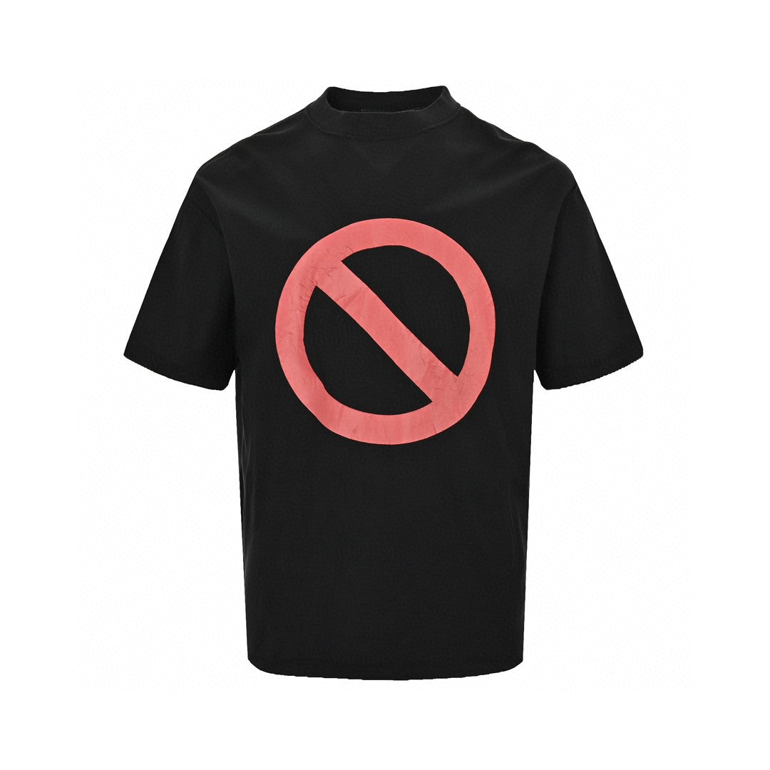 Balenciaga Tour T-shirt With Lanyard (black) Unisex Streetwear Limited Edition - The Balenciaga Tour T-Shirt in black brings a touch of edgy street style to your