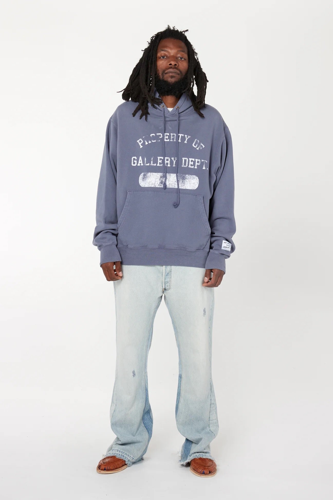 GALLERY Dept Property P - O Hoodie - Red Unisex Streetwear Limited Edition - **Gallery Dept. 'Property Of' Hoodie: Detailed Product Description** Step up your streetwear game with the
