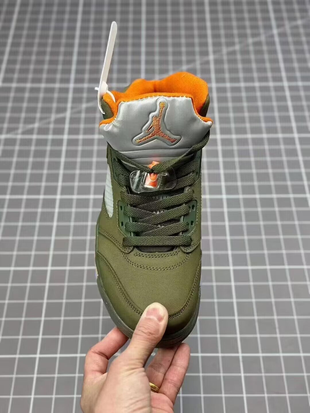 JORDAN 5 olive 2024 Release Info - Black Unisex Streetwear Limited Edition