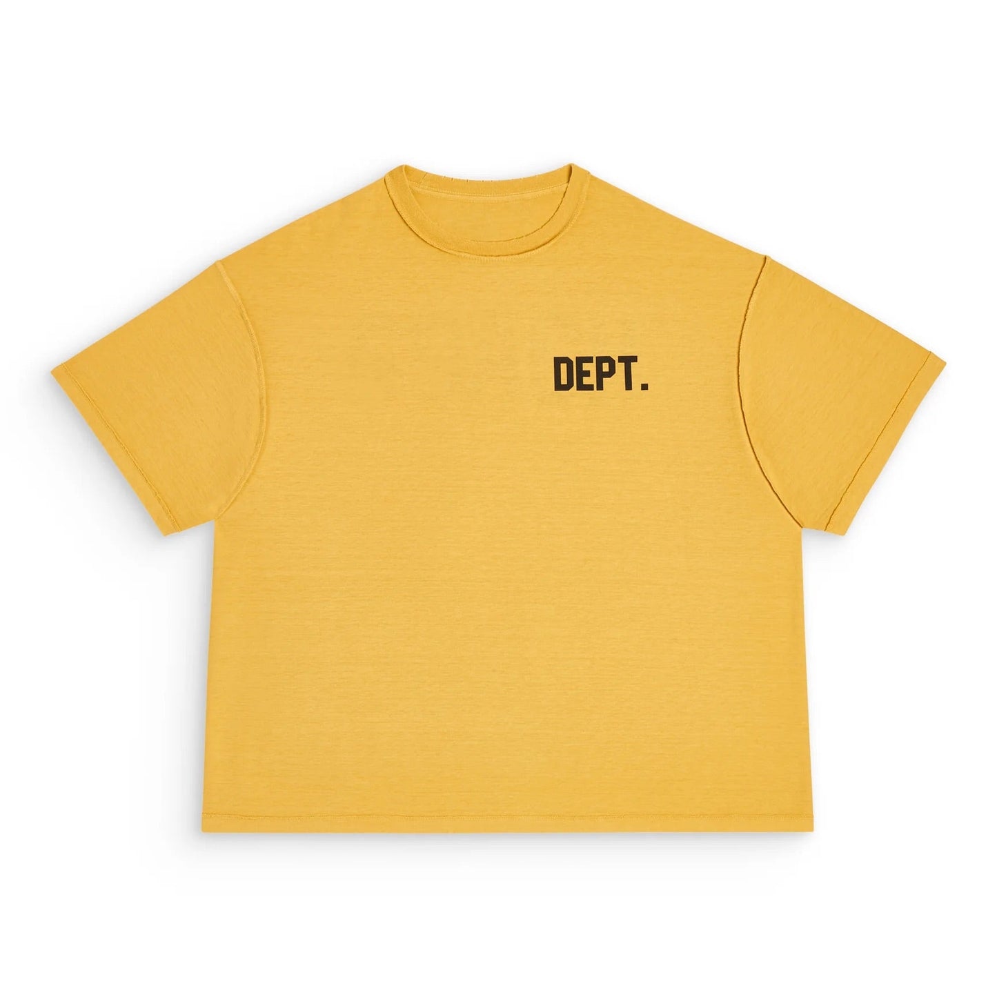 GALLERY Dept Student Coach Reversible Tee Gd T-Shirt - Black Unisex Streetwear Limited Edition - The Gallery Dept. 'STUDENT' T-Shirt in vibrant yellow is a bold and stylish addition to