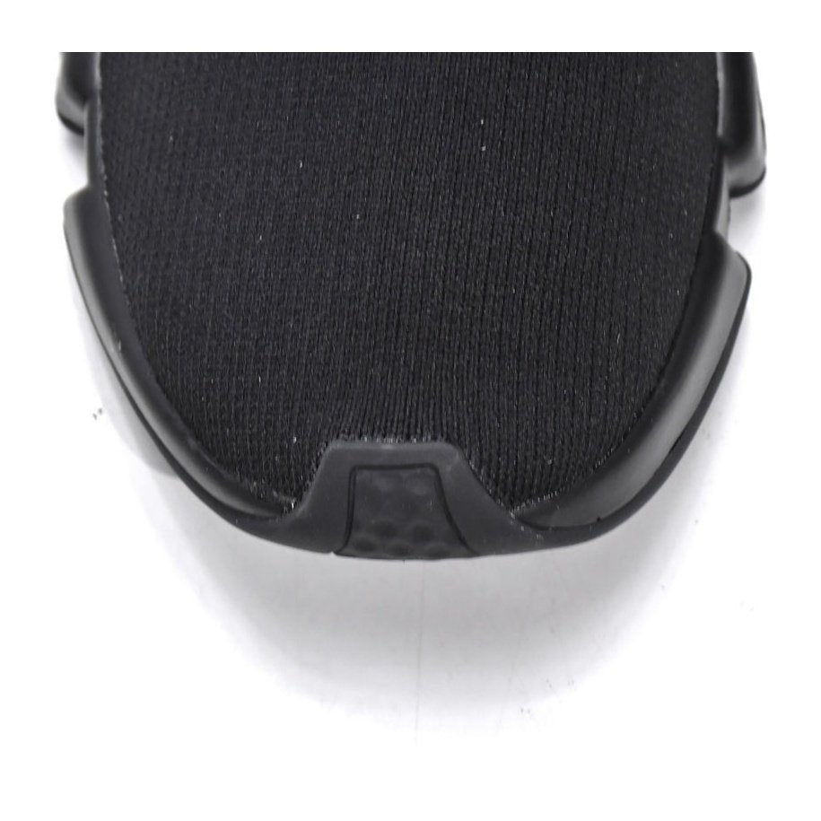 BALENCIAGA Speed Trainer - Triple - Black Unisex Streetwear Limited Edition - The Balenciaga Speed Trainer x Triple Black edition elevates the iconic Speed Runner collection with