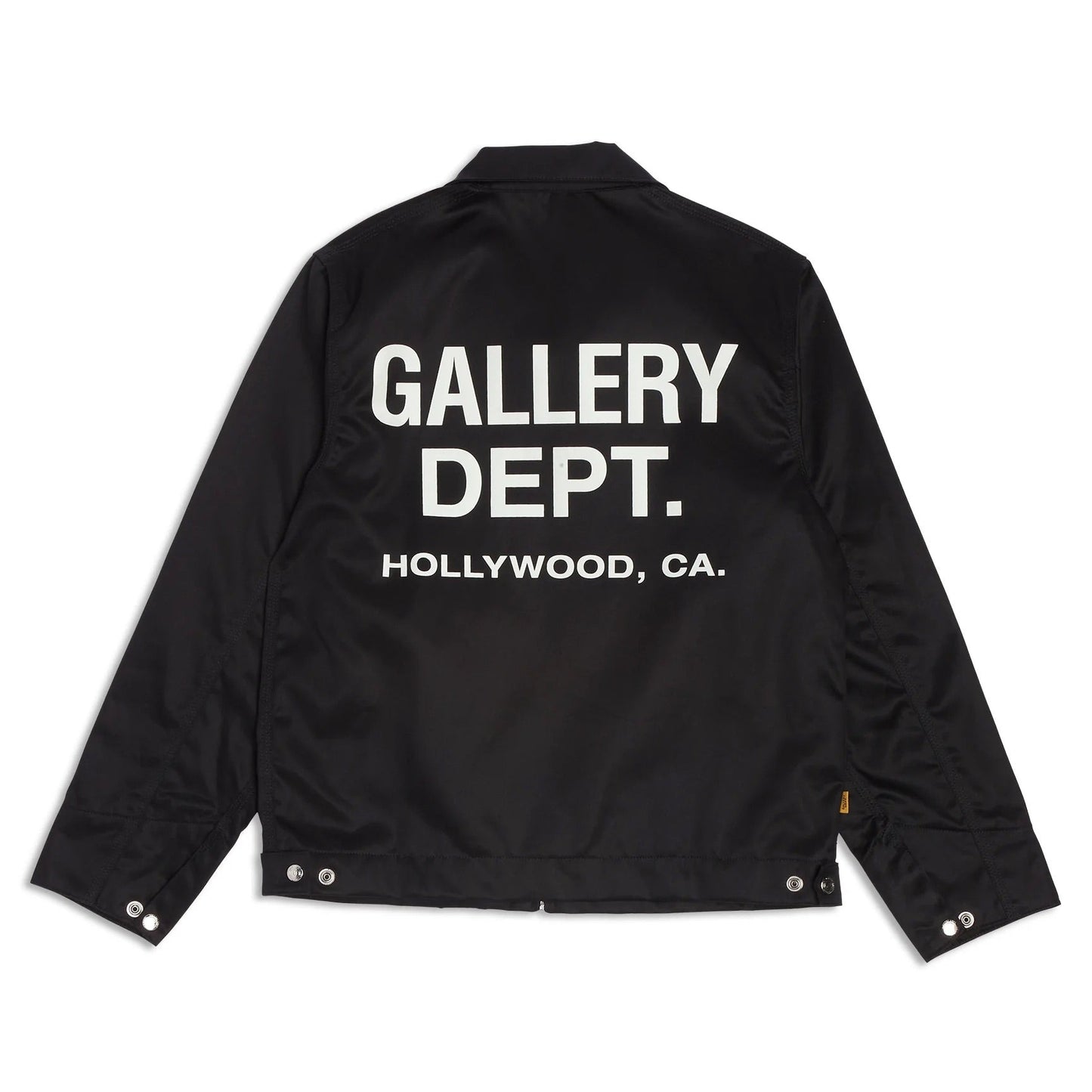 Gallery Dept. Logo Coach Jacket - Black Unisex Streetwear Limited Edition - Introducing the Gallery Dept. Hollywood Jacket C a statement piece that blends casual comfort with