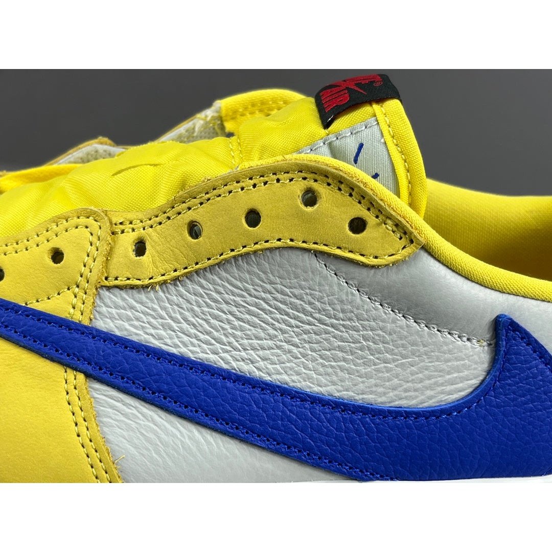 JORDAN 1 Low Og - Canary - Red Unisex Streetwear Limited Edition - Step into style with the JORDAN 1 LOW OG x CANARY, a fusion of heritage