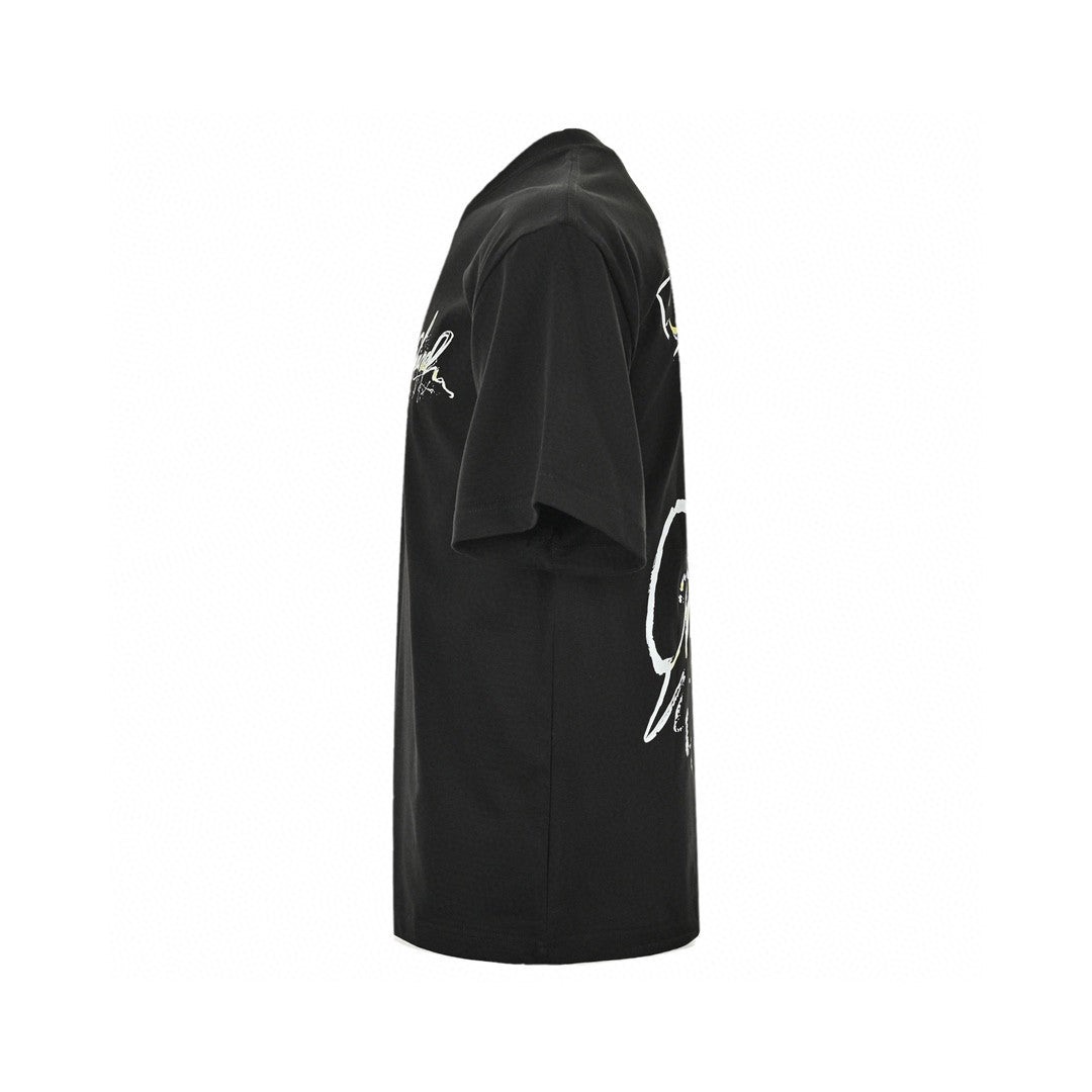 Chanel Signature Logo T-shirt - Black Unisex Streetwear Limited Edition - This Chanel t-shirt features a small, elegant signature logo on the chest, adding a touch