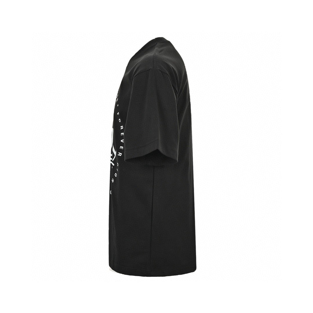 Dior 'forever Dior' T-shirt (black) Unisex Streetwear Limited Edition - The Dior 'Forever Dior' T-Shirt in black features a bold, circular graphic with the iconic