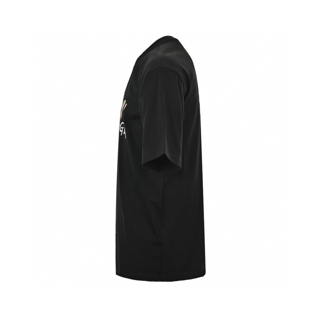 Gucci - Balenciaga Collaboration T-shirt (black) Unisex Streetwear Limited Edition - The Gucci x Balenciaga Collaboration T-Shirt in black is a signature piece from the celebrated