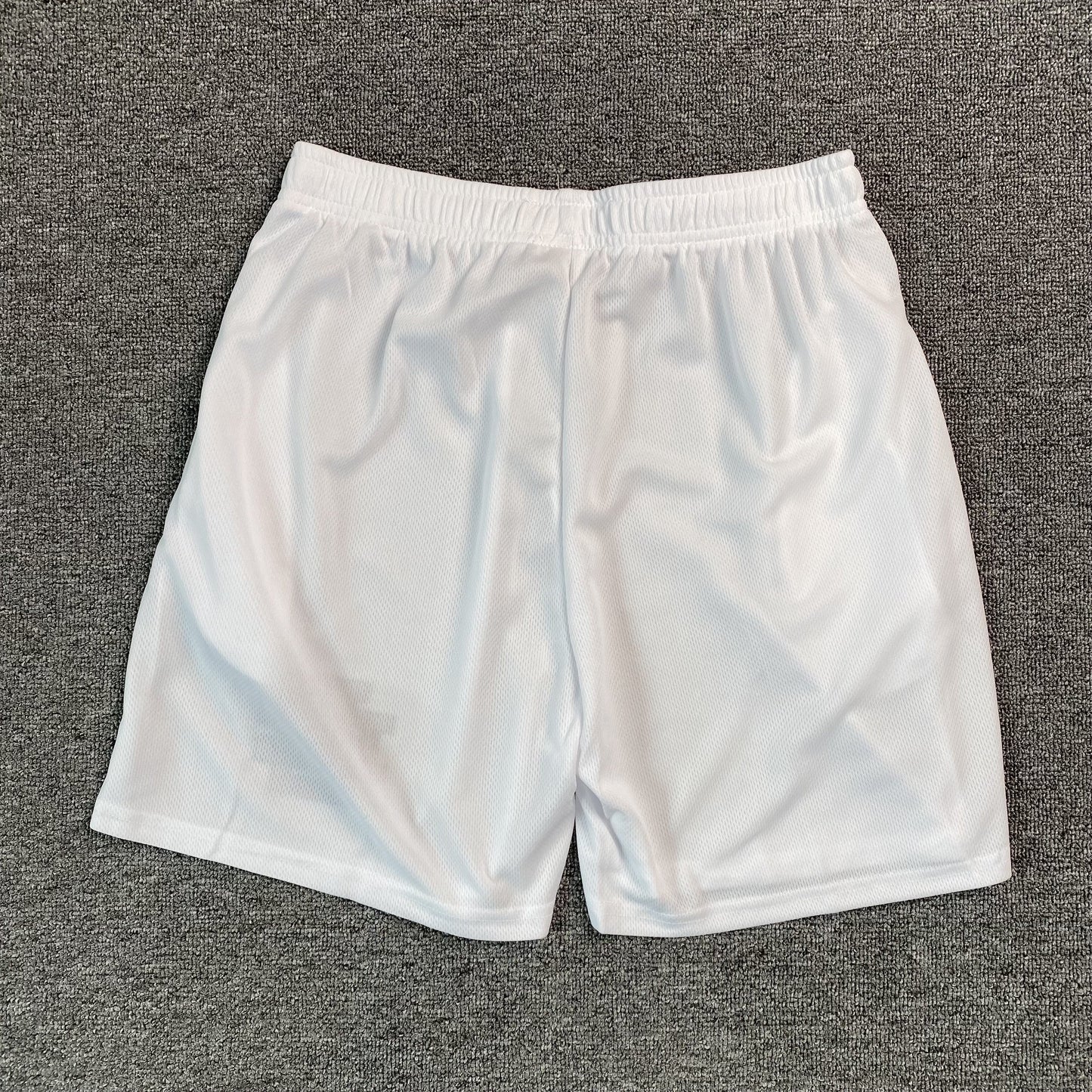 ERIC Emanuel Ee Basic Shorts Cream - - Red - Black Unisex Streetwear Limited Edition - The ERIC EMANUEL EE BASIC SHORTS CREAM/BLACK/RED - REPLICA bring together luxury streetwear aesthetics and