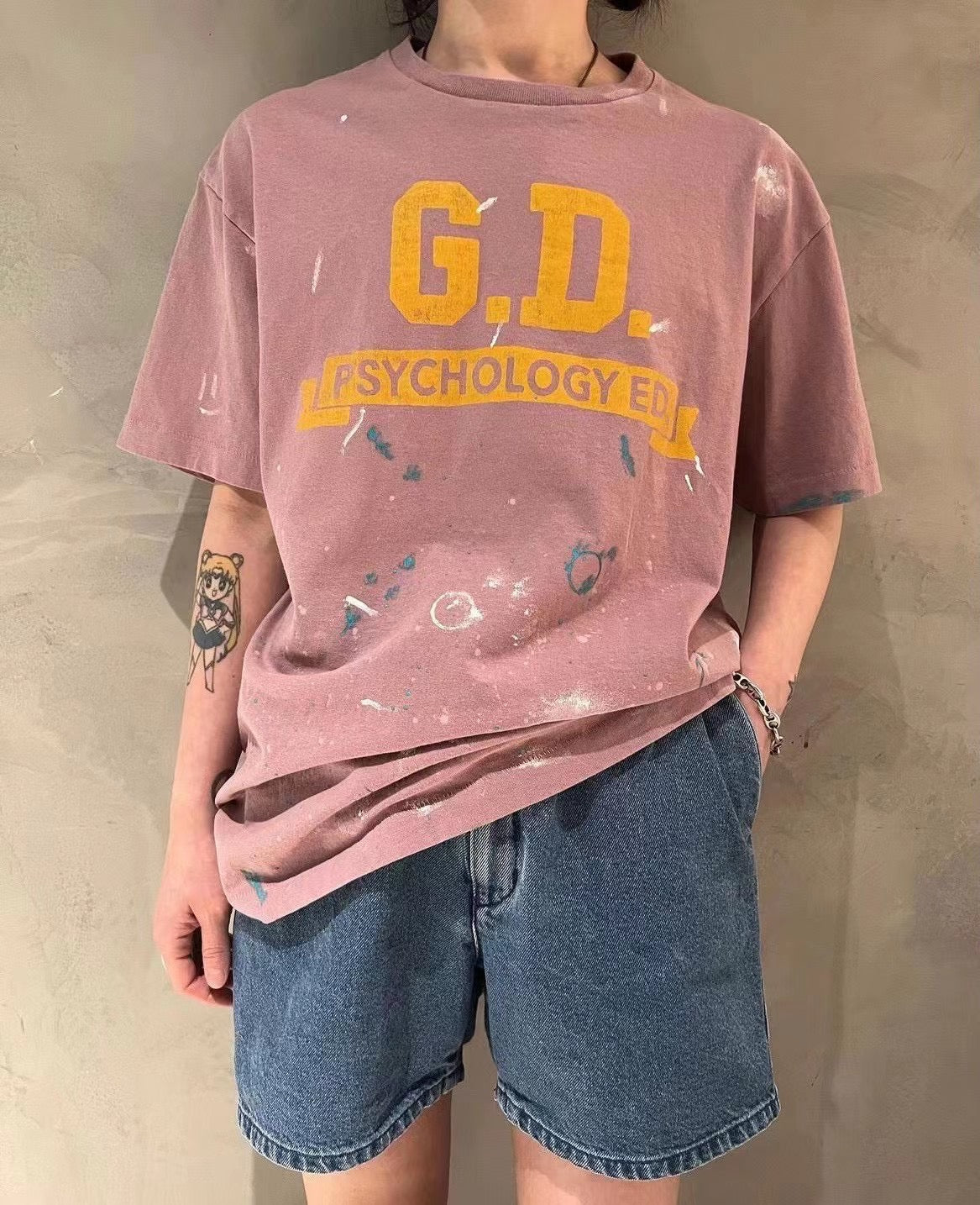 Gallery Dept. Psychology Ed Tee T-Shirt - White Unisex Streetwear Limited Edition - **Gallery Dept. Art Sale Tee** Introducing the Gallery Dept. Art Sale Tee, a fusion of