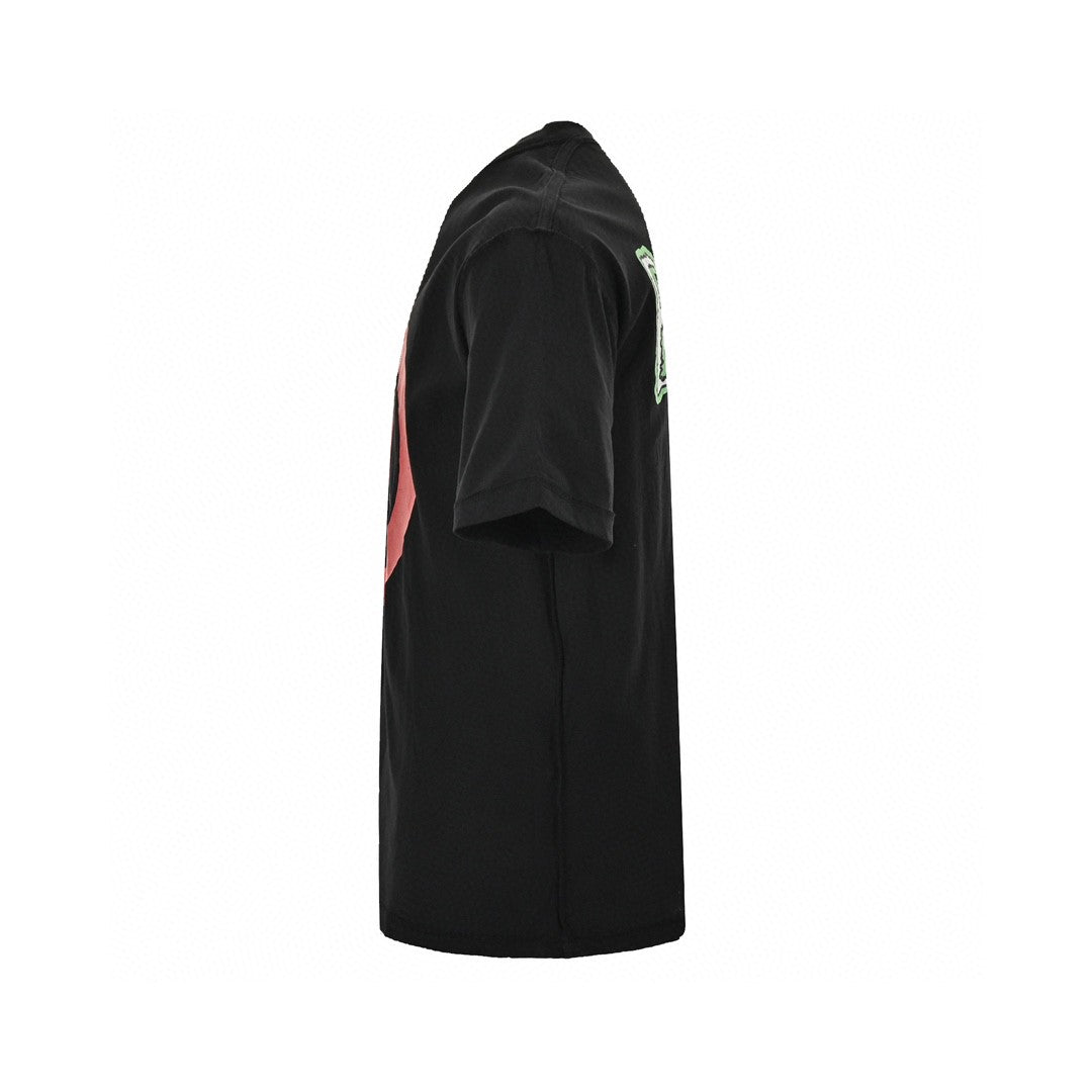 Balenciaga Tour T-shirt With Lanyard (black) Unisex Streetwear Limited Edition - The Balenciaga Tour T-Shirt in black brings a touch of edgy street style to your