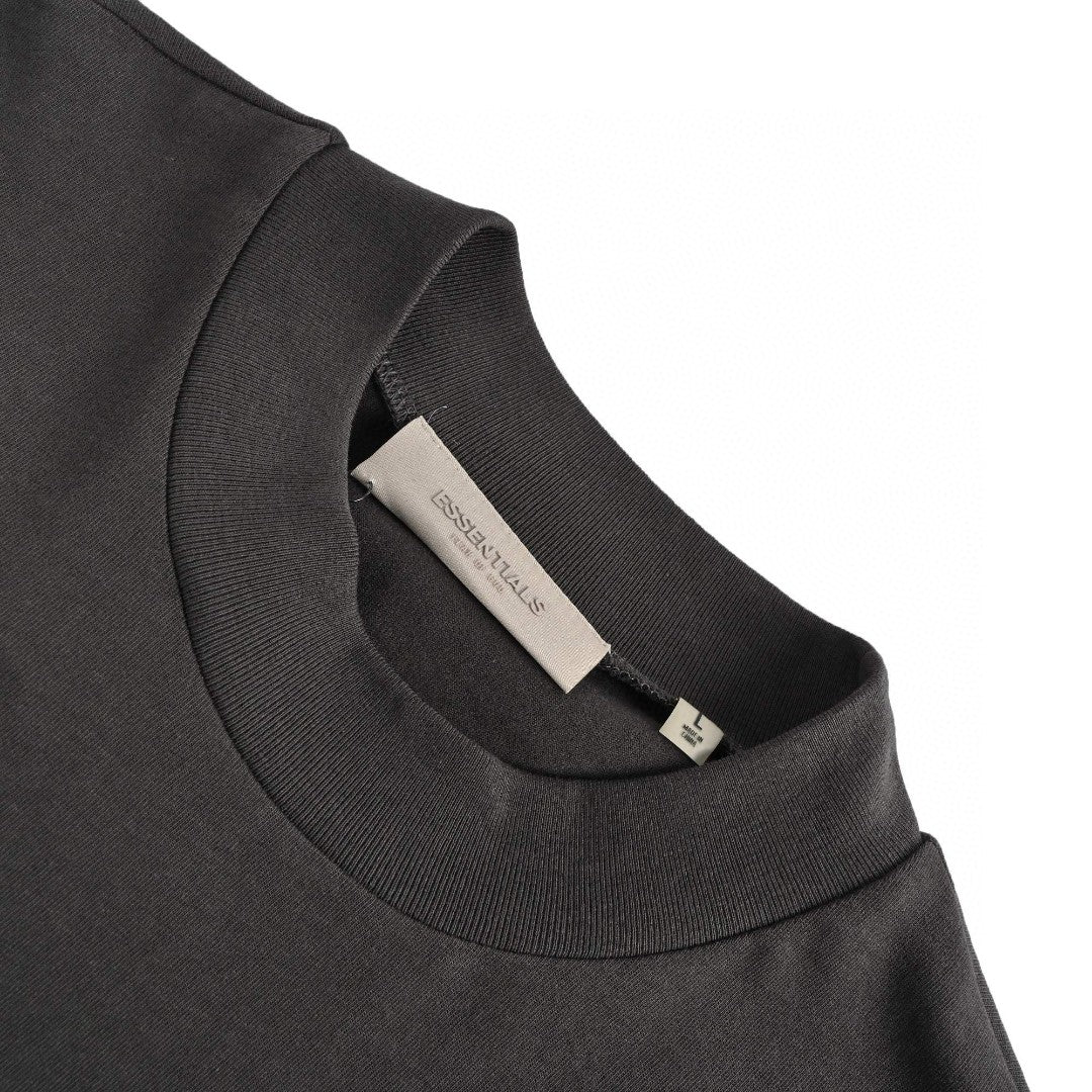 Fear Of God T-shirt - Black Unisex Streetwear Limited Edition - This Fear of God t-shirt features a minimalist black design. The front is adorned with