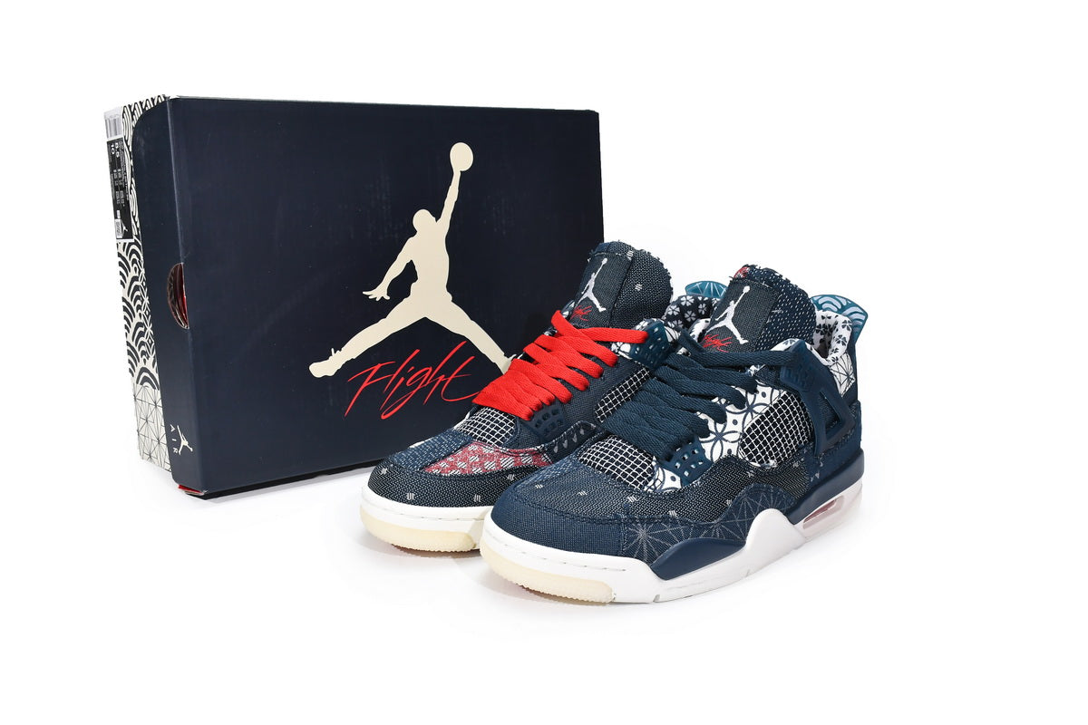 Air Jordan 4 Retro Se Deep Ocean - White Unisex Streetwear Limited Edition - **Air Jordan 4 Retro SE Deep Ocean** The Air Jordan 4 Retro SE Deep Ocean