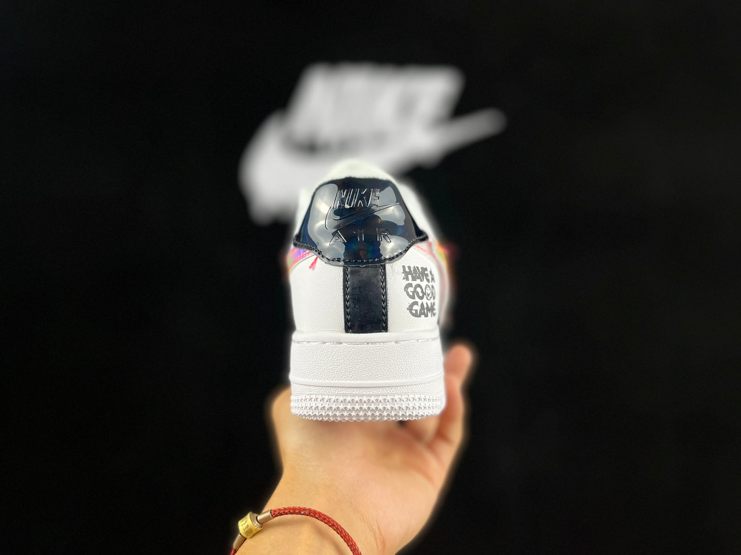 NIKE Air Force 1 Low 'esports Laser' - Black Unisex Streetwear Limited Edition - **Nike Air Force 1 Low 'Esports Laser'** The Nike Air Force 1 Low 'Esports Laser'