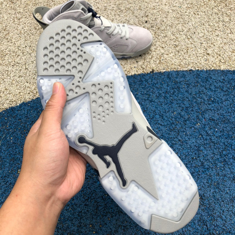 Jordan 6 'cool Grey' Unisex Streetwear Limited Edition - The Air Jordan 6 'Cool Grey' is a sophisticated and stylish addition to the iconic
