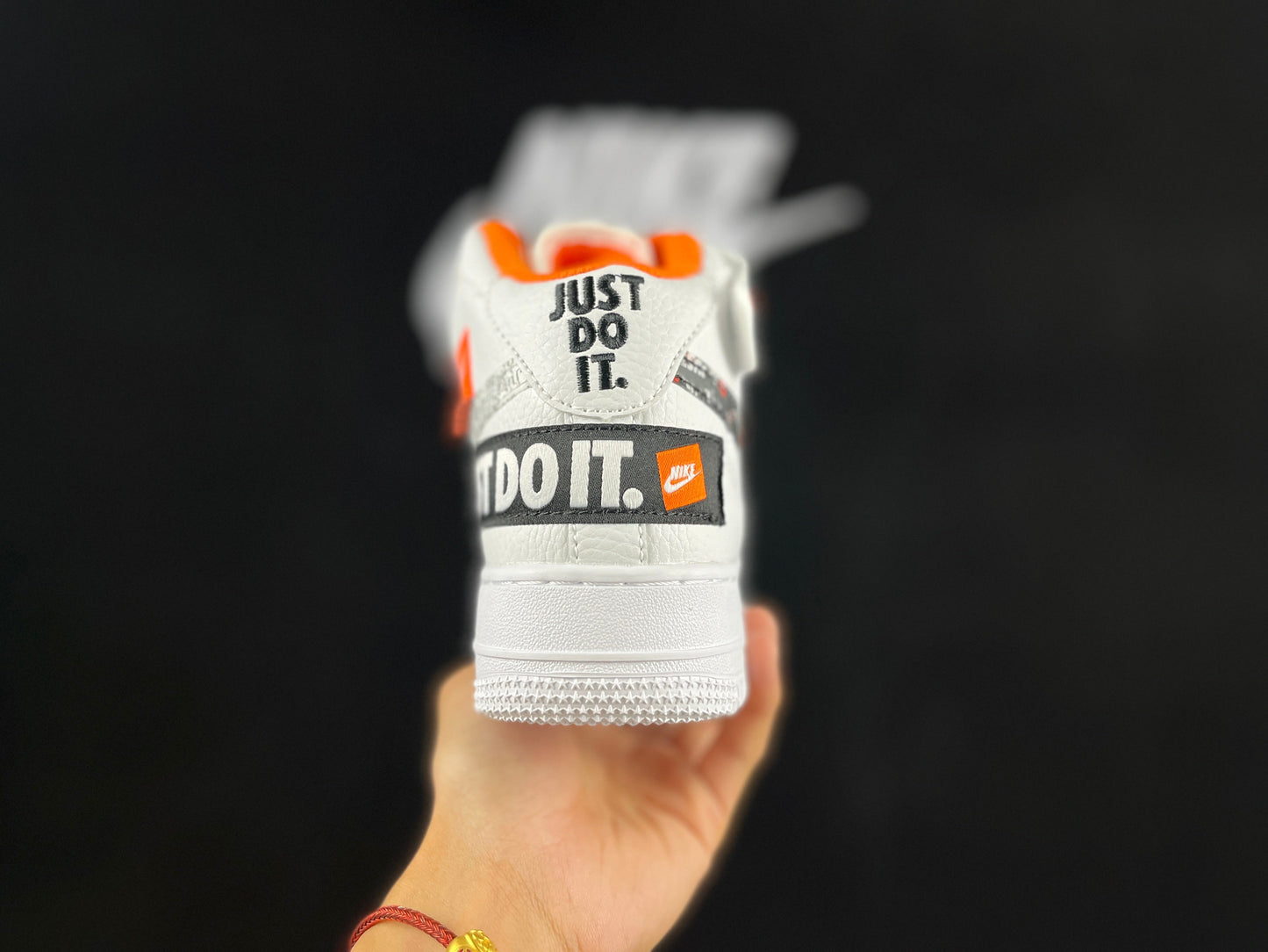 NIKE Air Force 1 'just Do It' Sneakers - Black Unisex Streetwear Limited Edition - **Nike Air Force 1 'Just Do It'** The Nike Air Force 1 'Just Do It'