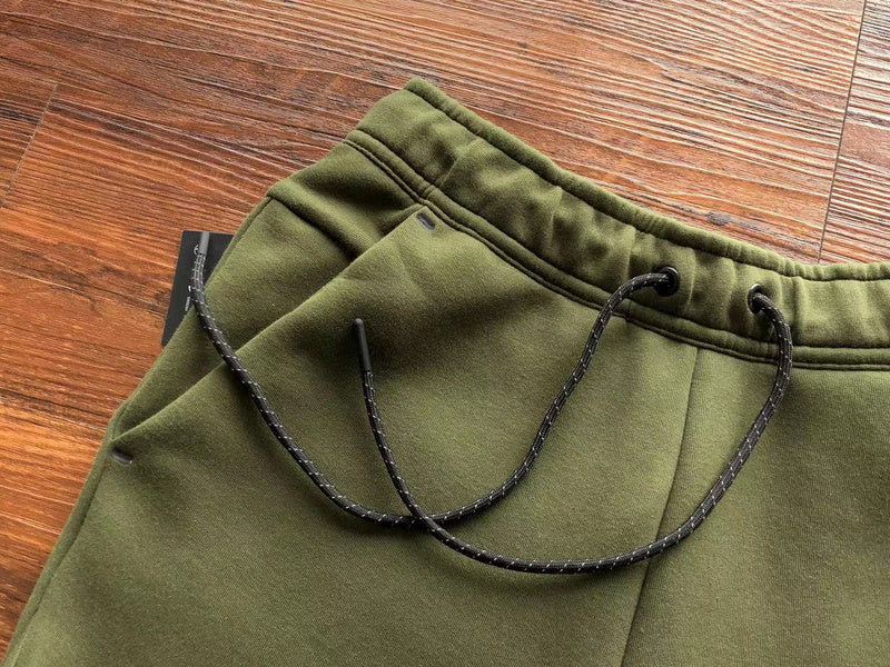 NIKE Tech Fleece Pants - Olive - Green Unisex Streetwear Limited Edition - The NIKE TECH FLEECE PANTS OLIVE GREEN - REPLICA blend modern sportswear innovation with streetwear