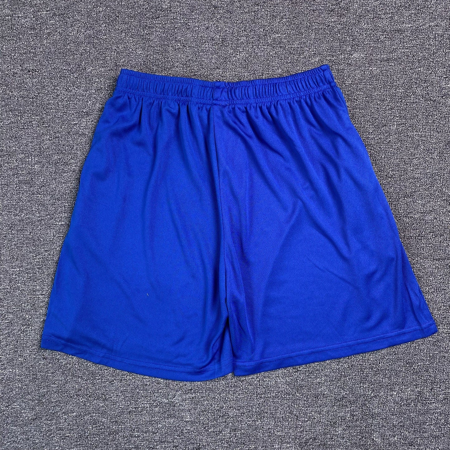 ERIC Emanuel Ee Basic Shorts - Orange - Blue Unisex Streetwear Limited Edition - The ERIC EMANUEL EE BASIC SHORTS BLUE/ORANGE - REPLICA merge bold streetwear aesthetics with premium
