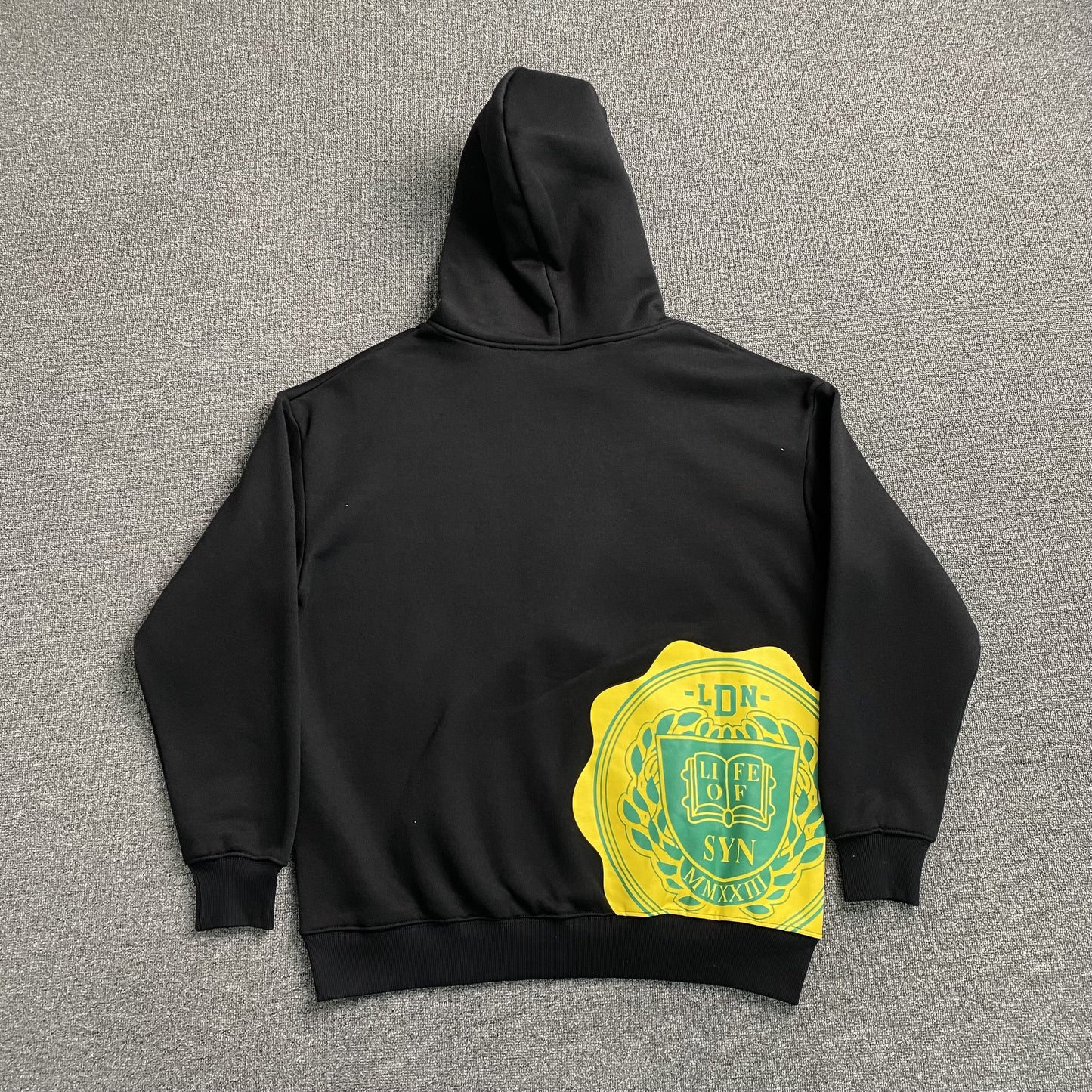SYNA World College Hoodie - Black Unisex Streetwear Limited Edition