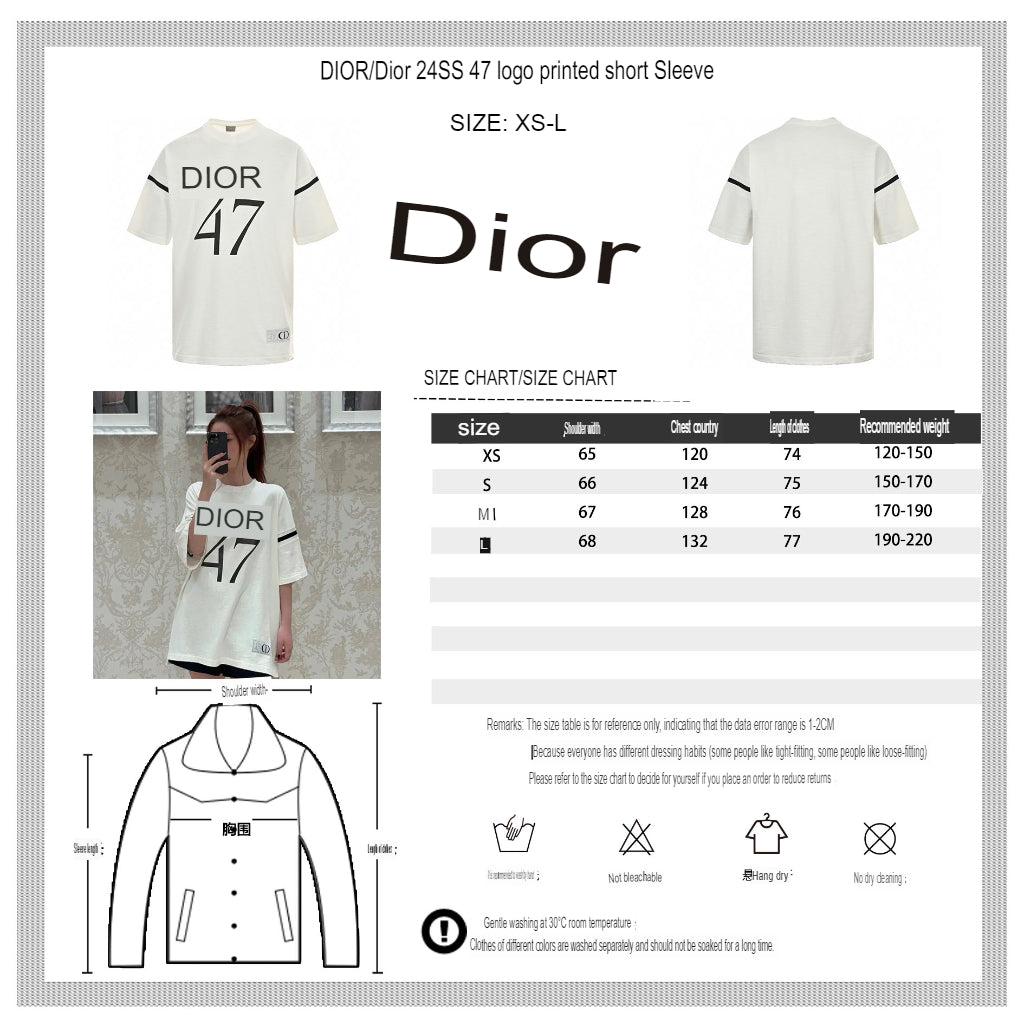 Camiseta blanca Dior 47