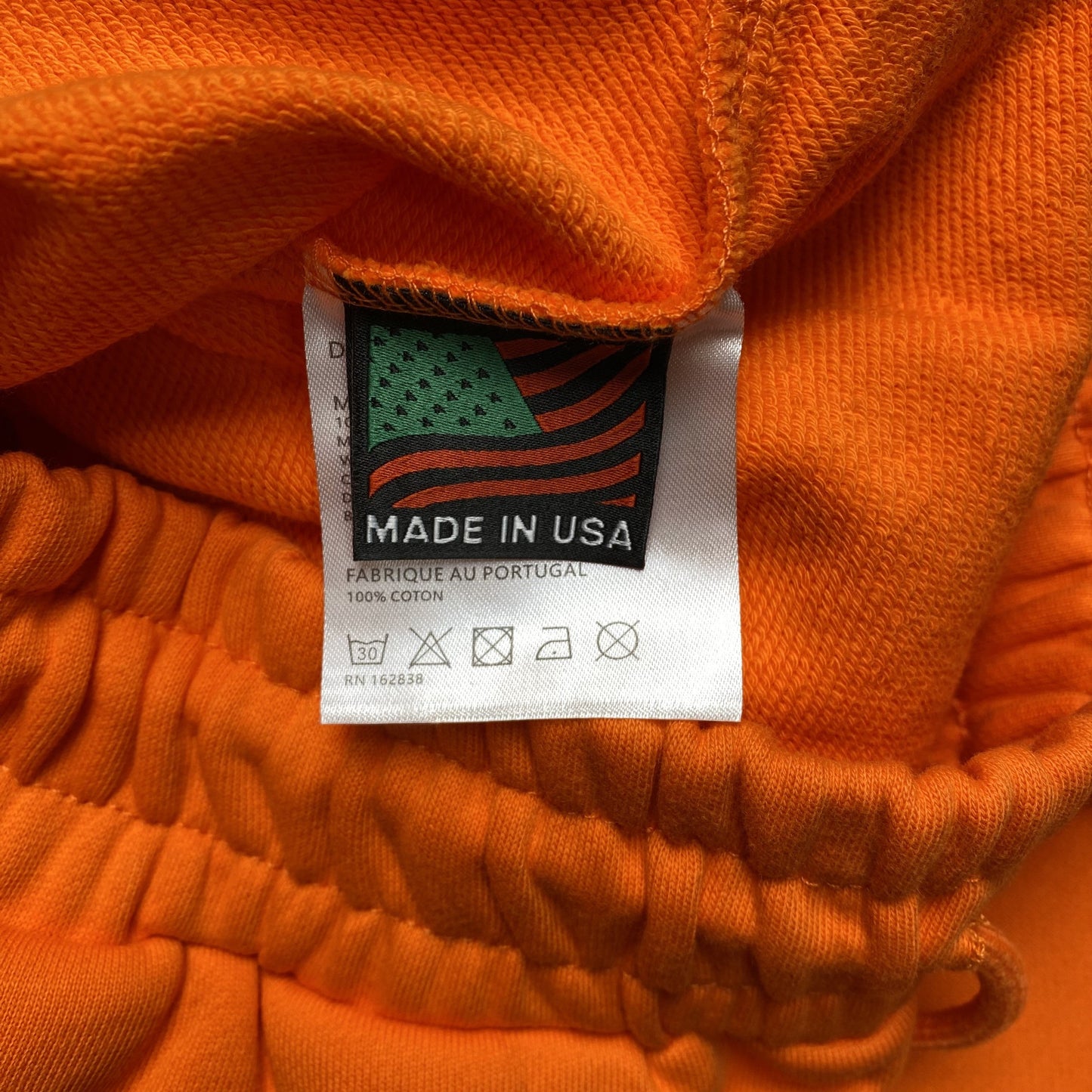 DENIM Tears Cotton Wreath Sweatpants - Orange Unisex Streetwear Limited Edition