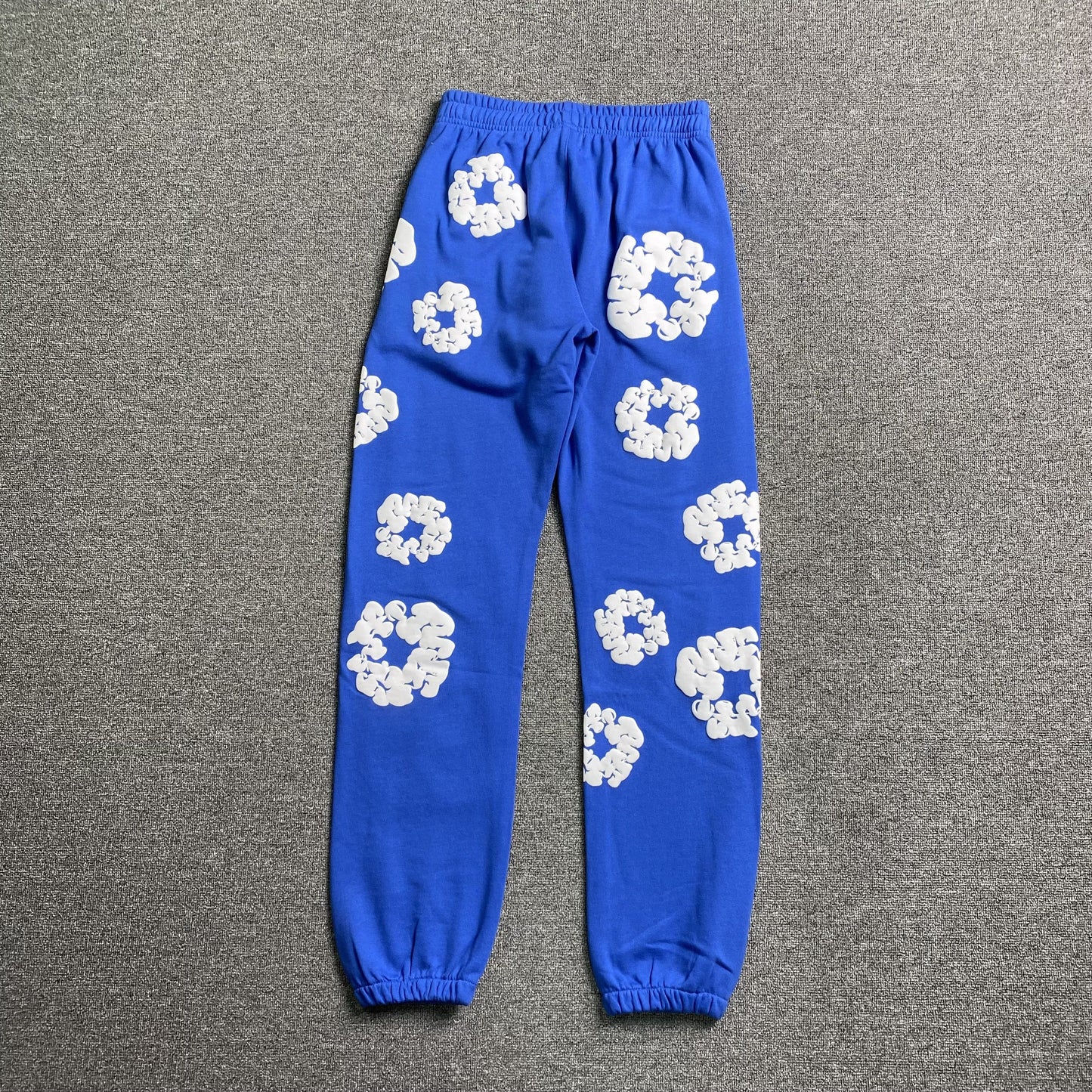 DENIM Tears Cotton Wreath Sweatpants Deep - Blue Unisex Streetwear Limited Edition