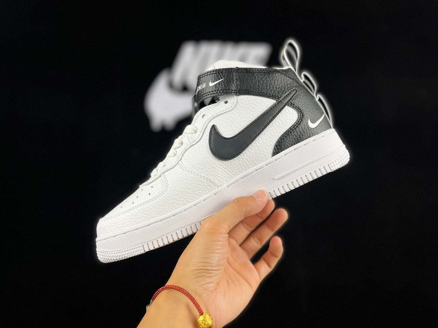 NIKE Air Force 1 High 'white - Black' Unisex Streetwear Limited Edition - **Nike Air Force 1 High 'White/Black'** The Nike Air Force 1 High 'White/Black' is a