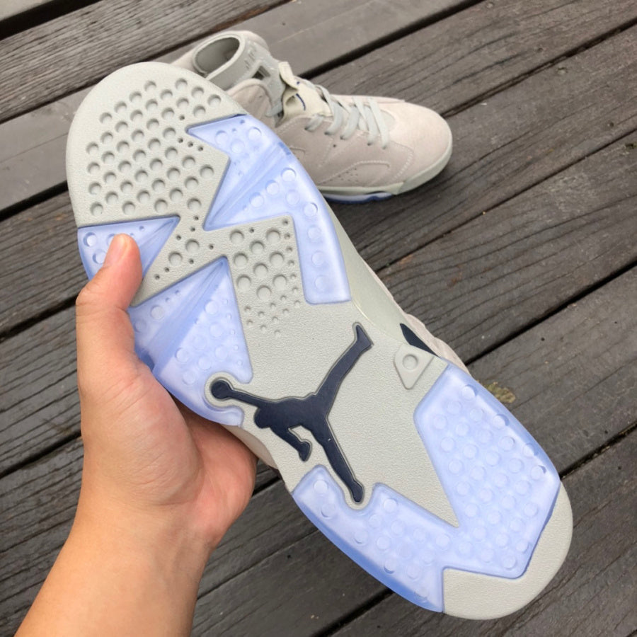 Jordan 6 Retro 'georgetown' - Blue Unisex Streetwear Limited Edition - The Air Jordan 6 'Georgetown' is a sophisticated nod to one of the most iconic