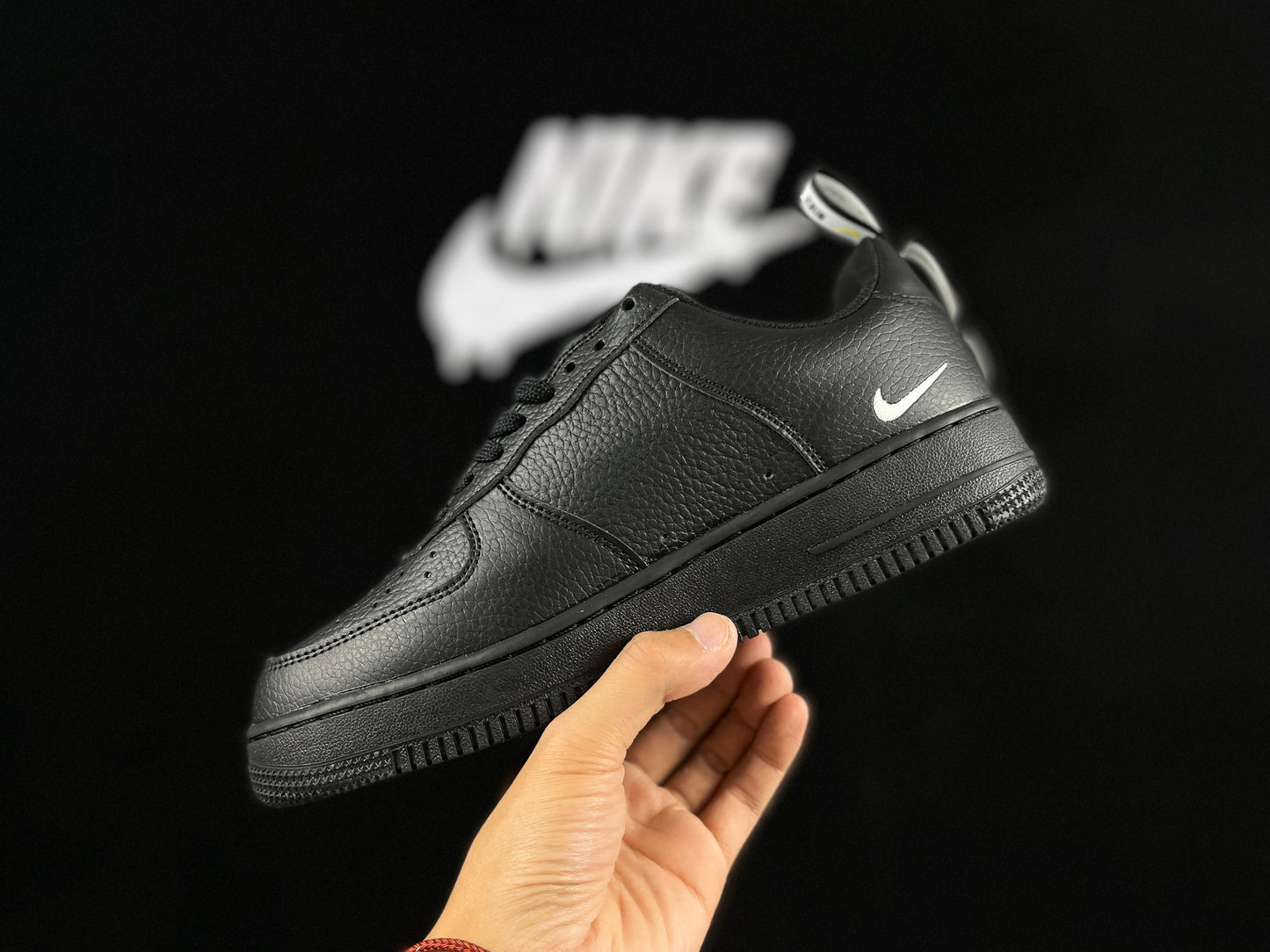 NIKE Air Force 1 Low 'all Black' Unisex Streetwear Limited Edition - **Nike Air Force 1 Low 'All Black'** The Nike Air Force 1 Low 'All Black'