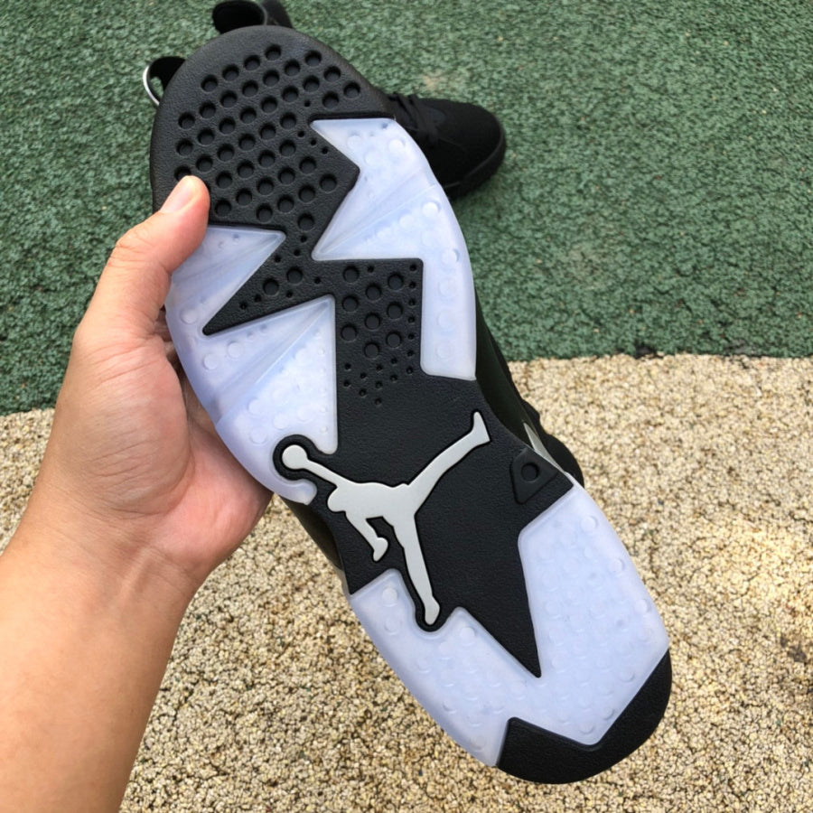 Jordan 6 black Chrome Sneakers Unisex Streetwear Limited Edition