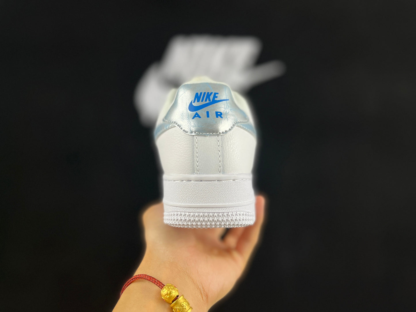 NIKE Air Force 1 Low 'white - Blue Iridescent Mist' Unisex Streetwear Limited Edition - **Nike Air Force 1 Low 'White/Blue Iridescent Mist'** The Nike Air Force 1 Low 'White/Blue