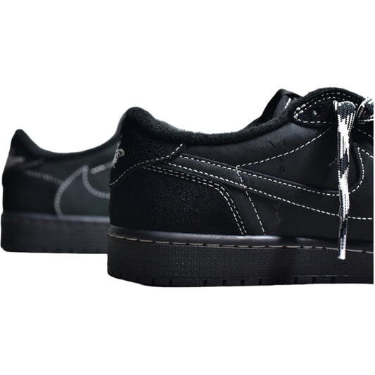 JORDAN 1 Low - Travis Scott Phantom - Black Unisex Streetwear Limited Edition