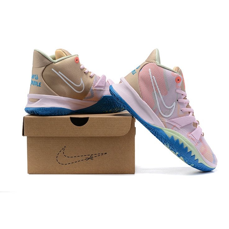 NIKE Kyrie 7 - 1 World 1 People Sneakers - Pink Unisex Streetwear Limited Edition