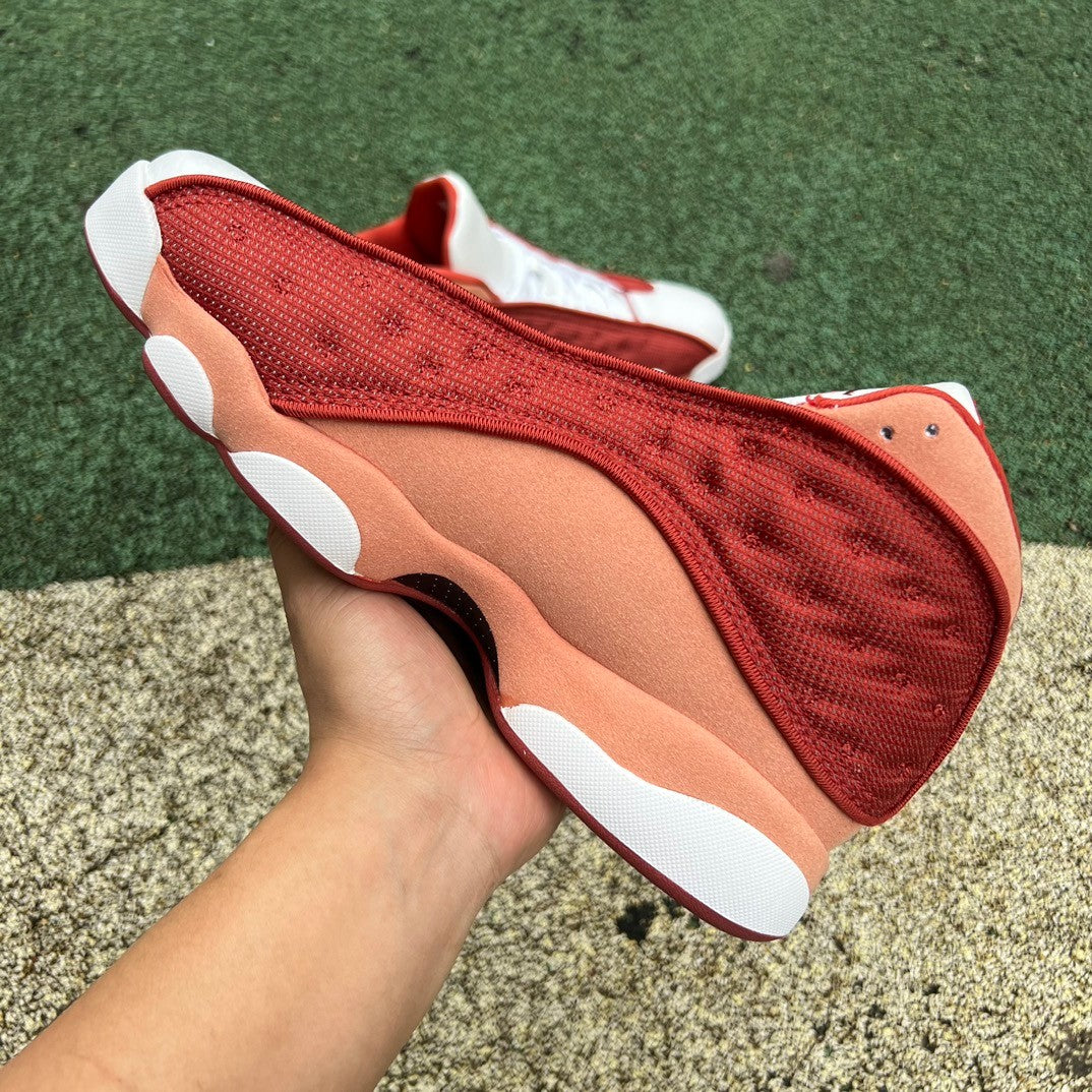 JORDAN 13 dune Red Unisex Streetwear Limited Edition