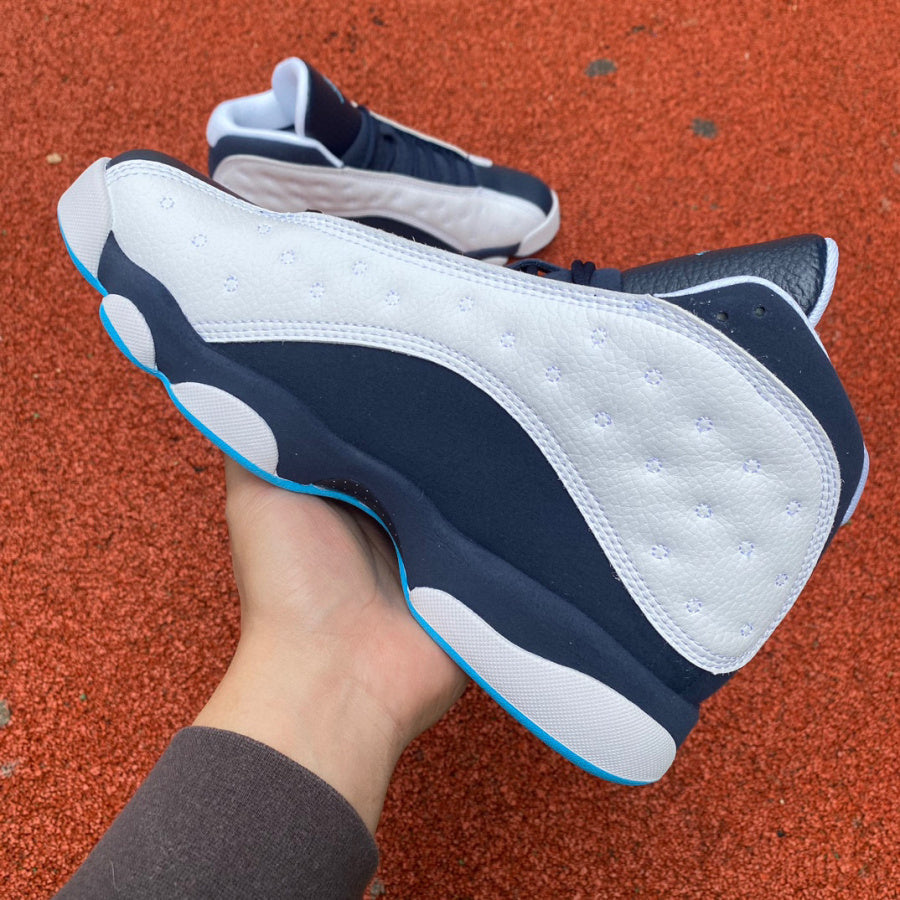 Jordan 13 Obsidian - White Unisex Streetwear Limited Edition - The Air Jordan 13 Retro showcases a sleek and modern design that is perfect for