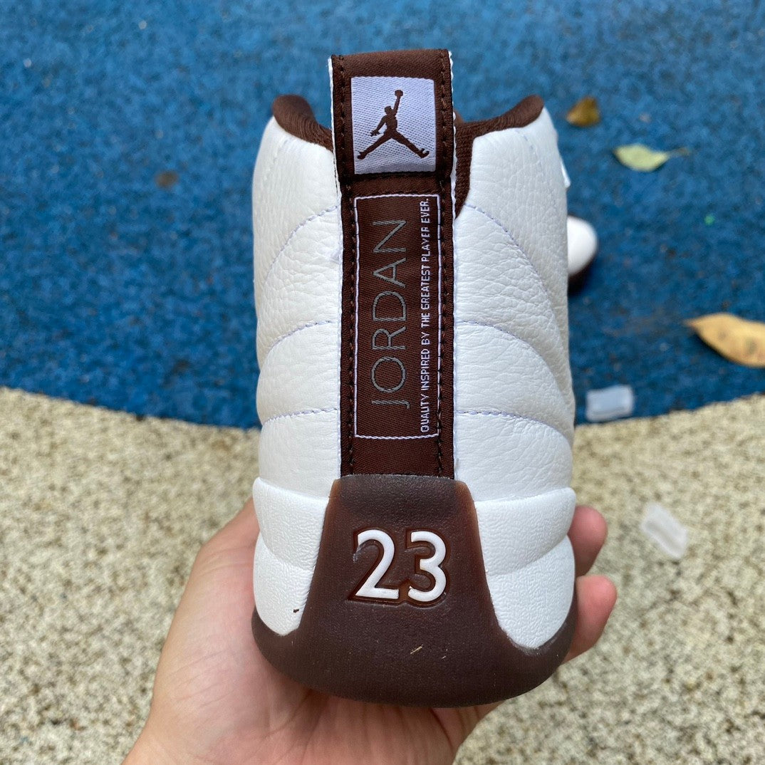 Jordan 12 Retro 'chocolate Brown' Sneakers Unisex Streetwear Limited Edition - **Product Description: Air Jordan 12 Retro 'Chocolate Brown'** The Air Jordan 12 Retro 'Chocolate Brown'