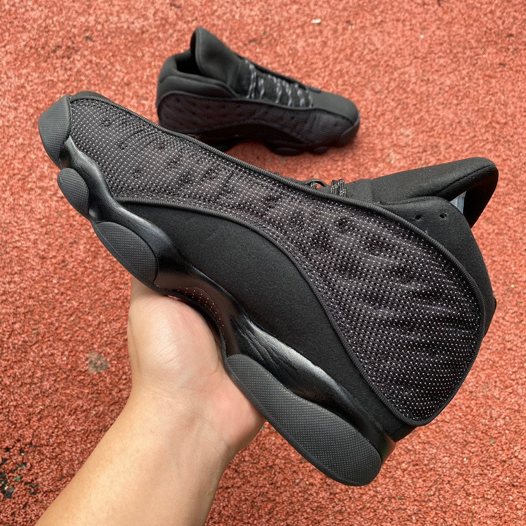 Jordan 13 Retro 'black Cat' Unisex Streetwear Limited Edition - **Product Description: Air Jordan 13 Retro 'Black Cat'** Step into the shadows with the Air