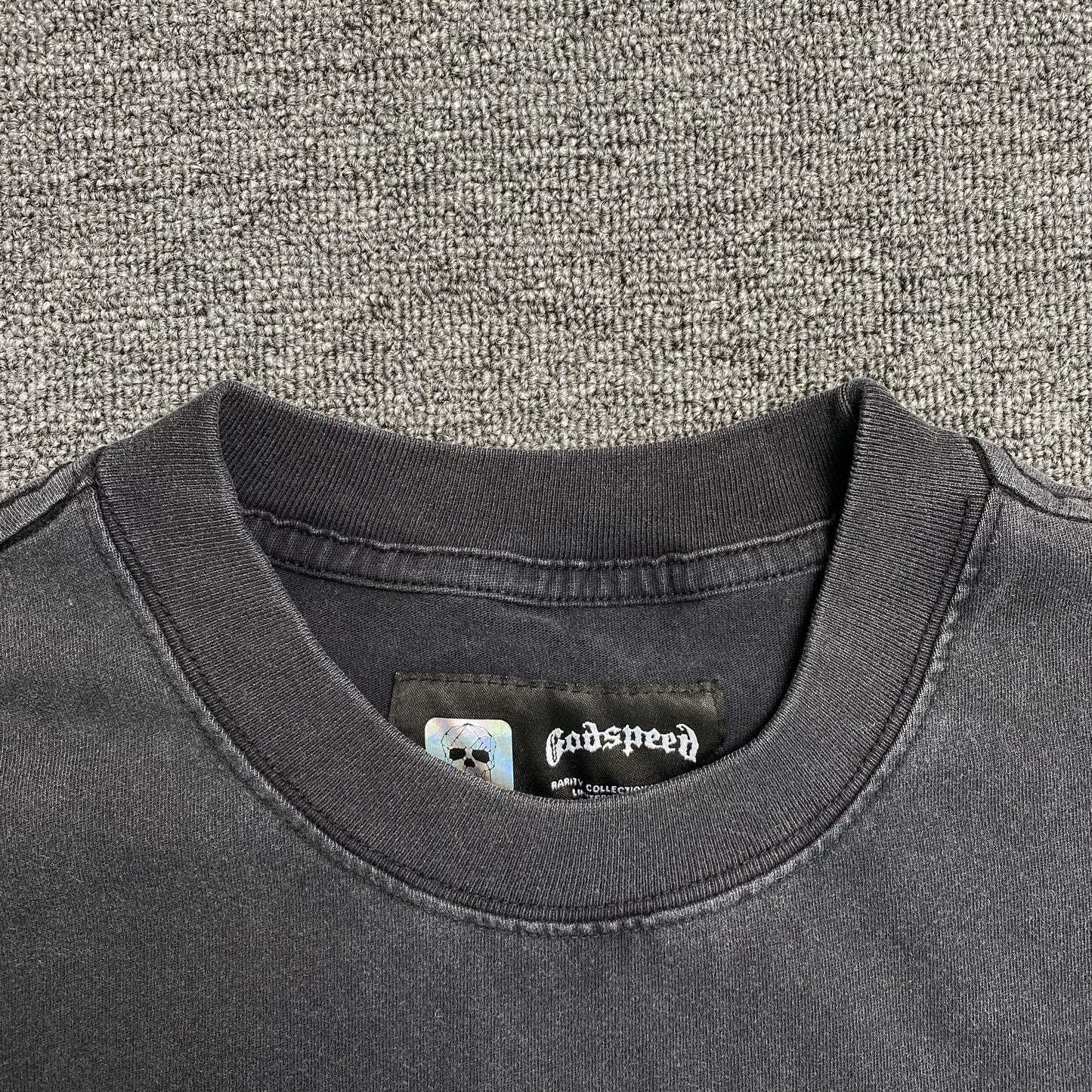 GODSPEED Artificial Love T-shirt Washed - Black Unisex Streetwear Limited Edition