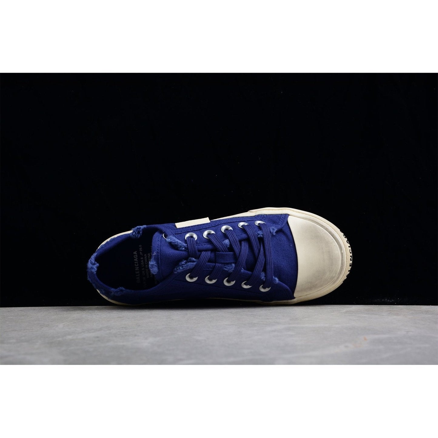 BALENCIAGA Paris Mid Vulc Destr - Sneakers - Blue Unisex Streetwear Limited Edition - Introducing the BALENCIAGA Paris Mid Vulc Destr x Blue, a bold and edgy addition to