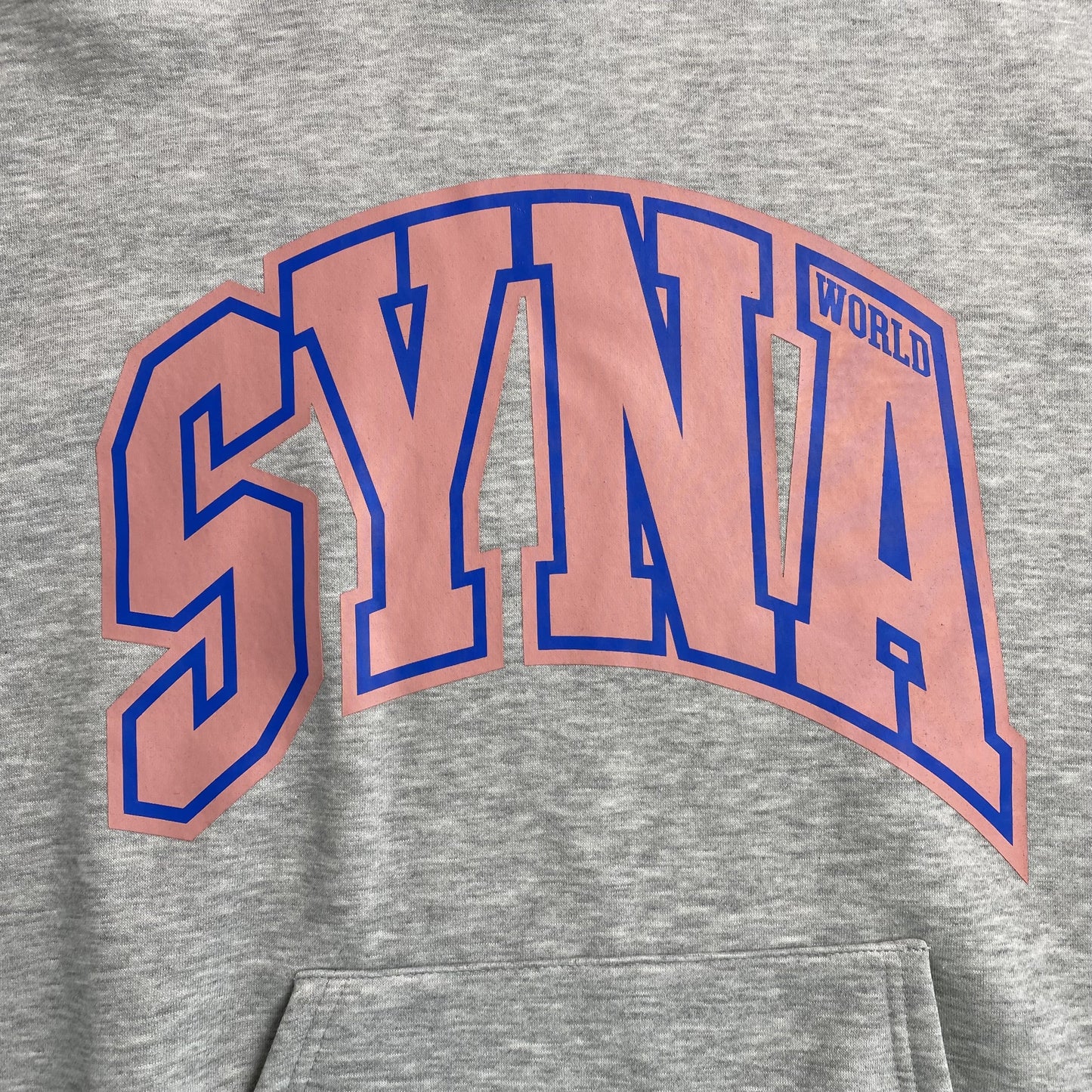 SYNA World College Hoodie - Grey Unisex Streetwear Limited Edition