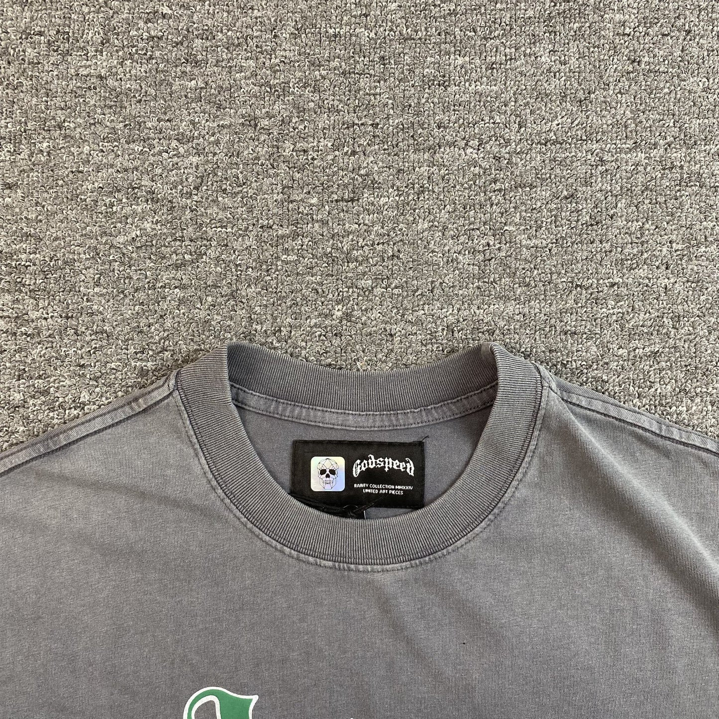 GODSPEED Amigos T-shirt Washed - Grey Unisex Streetwear Limited Edition