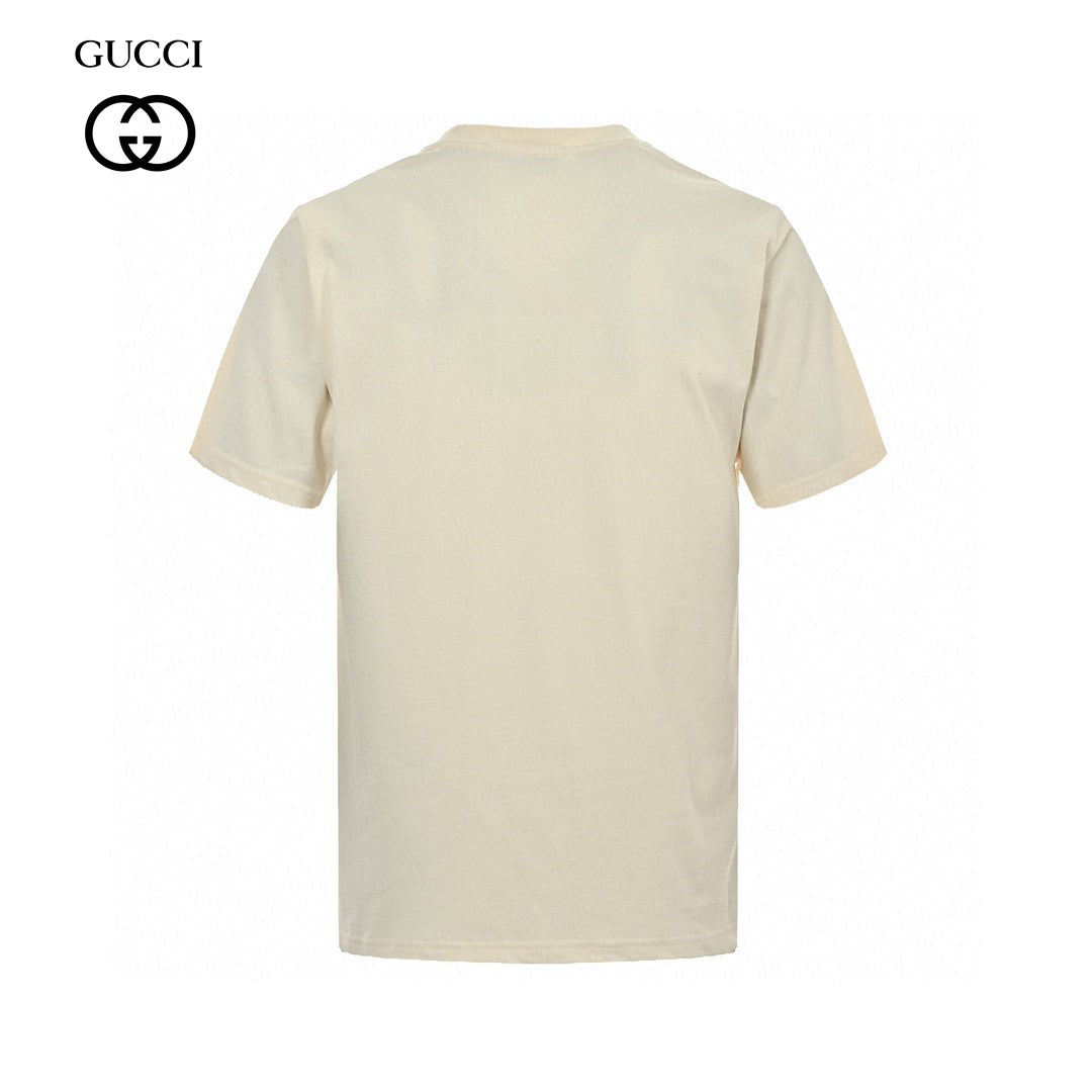 Gucci Teddy Bear Graphic T-shirt - Red Unisex Streetwear Limited Edition - <span>This Gucci t-shirt features a playful and vibrant design with a colorful teddy bear graphic