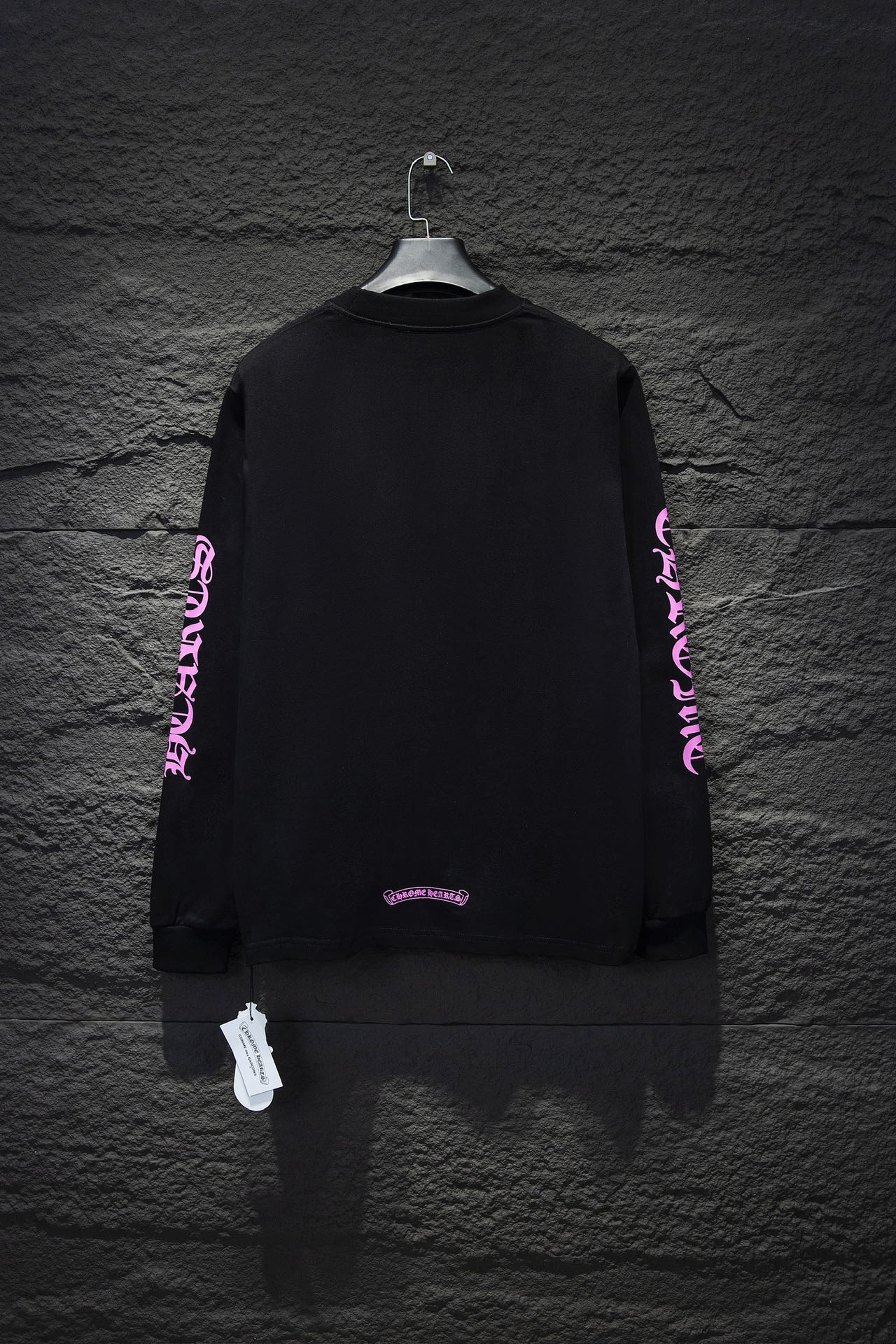CHROME Hearts Purple Collar Longsleeve - Black Unisex Streetwear Limited Edition