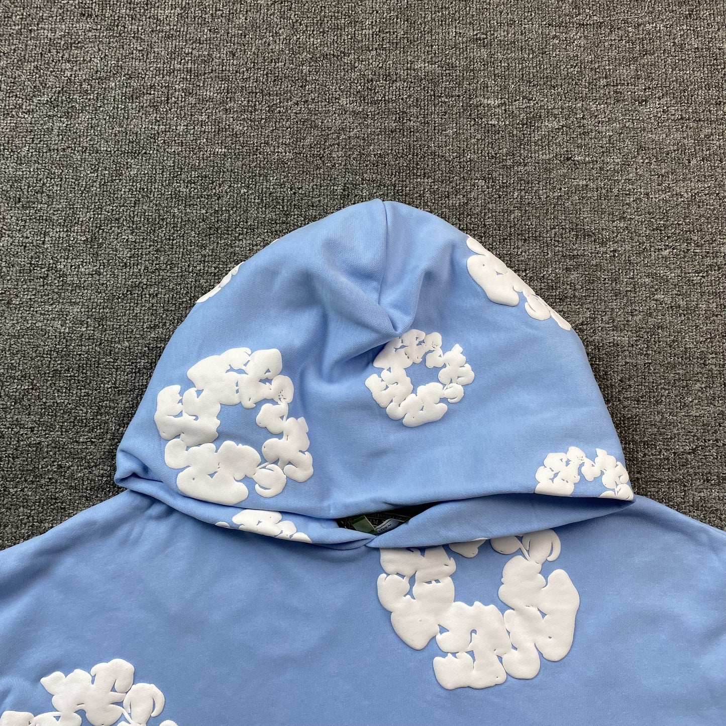 DENIM Tears Cotton Wreath Hoodie Baby - Blue Unisex Streetwear Limited Edition
