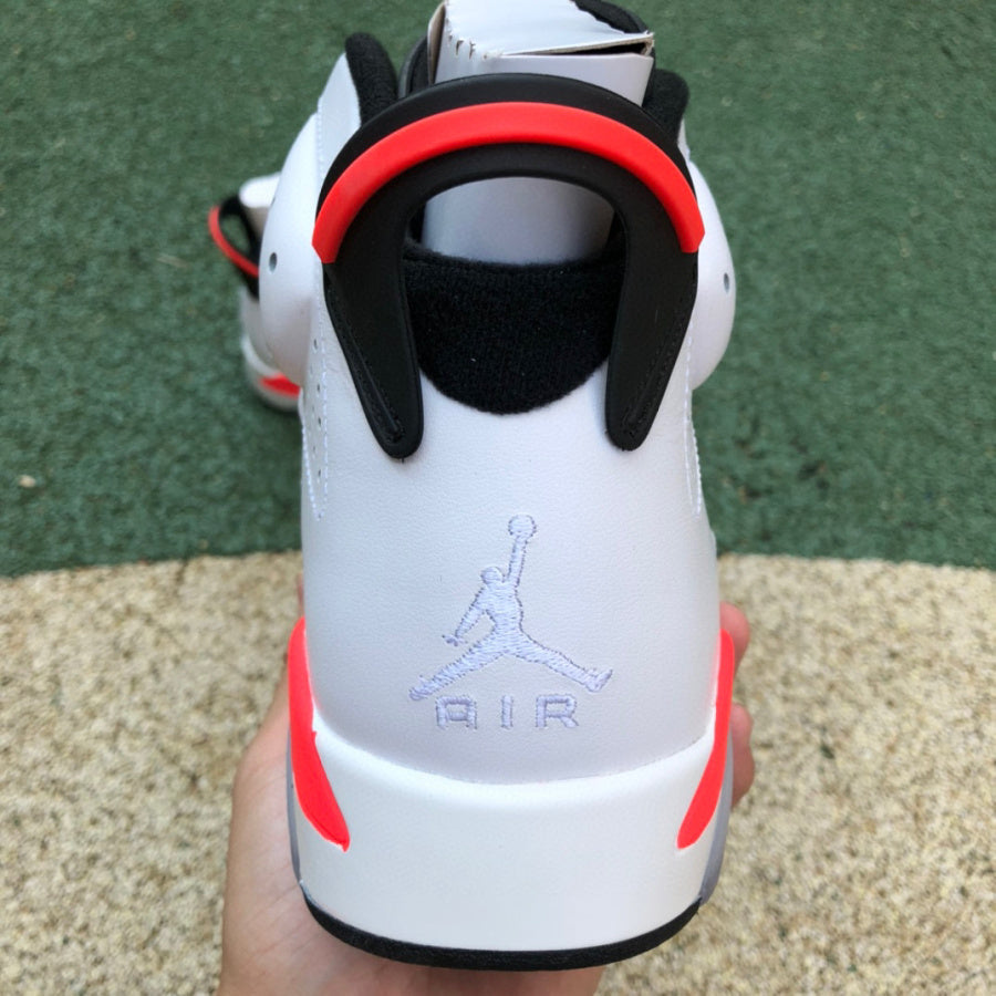 Jordan 6 Infrared Unisex Streetwear Limited Edition - The Air Jordan 6 'Infrared' is a classic and iconic sneaker that has remained a