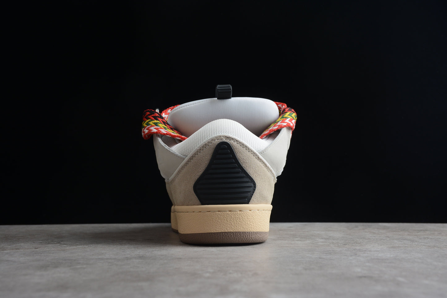Lanvin Colorful Lace Sneakers - Red Unisex Streetwear Limited Edition - ### Lanvin Colorful Lace Sneakers Discover a unique blend of style and comfort with these