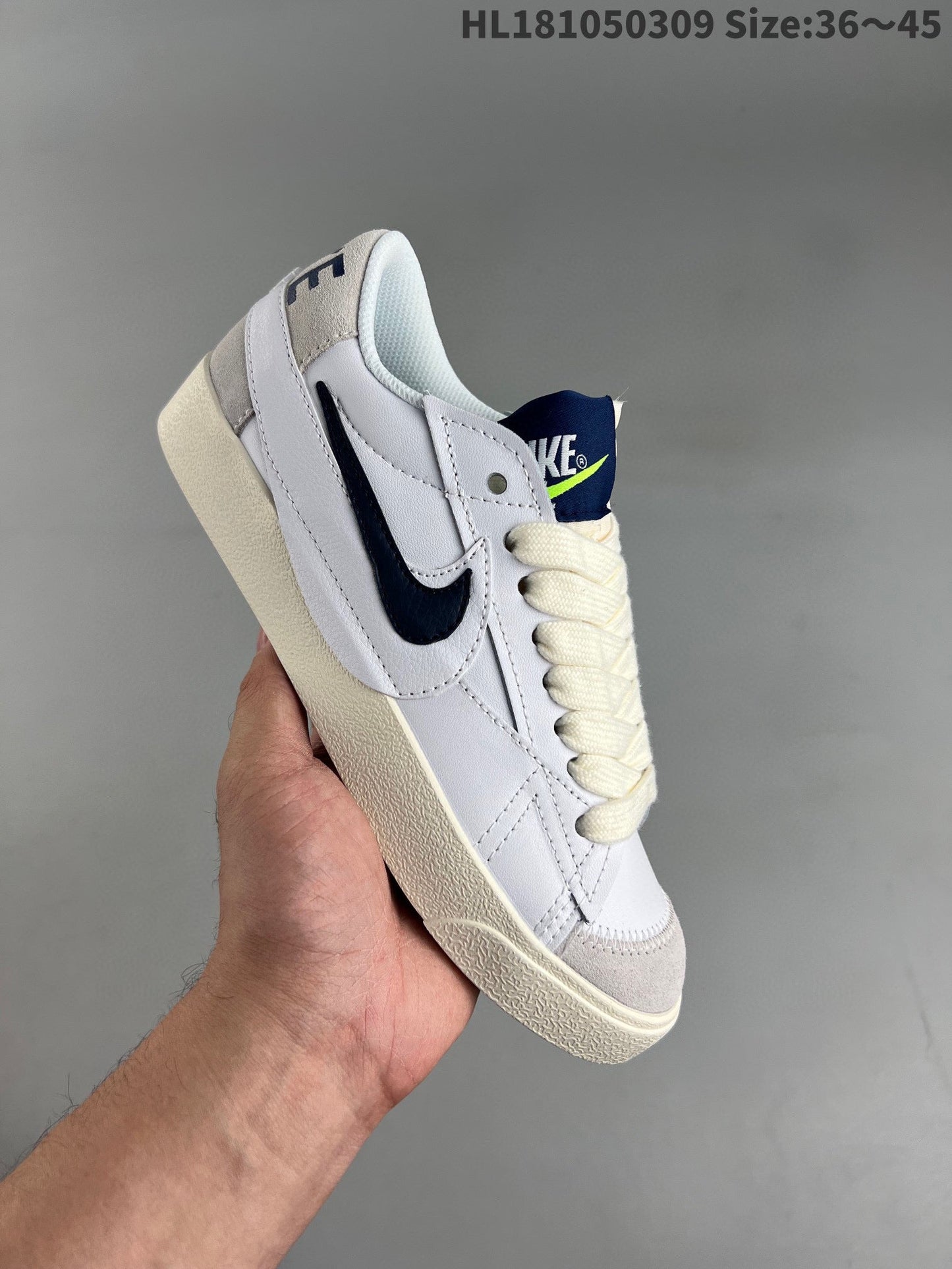 Nike Blazer Low '1977 - Black Unisex Streetwear Limited Edition - The Nike Blazer Low '1977' in white and black is a classic sneaker that combines