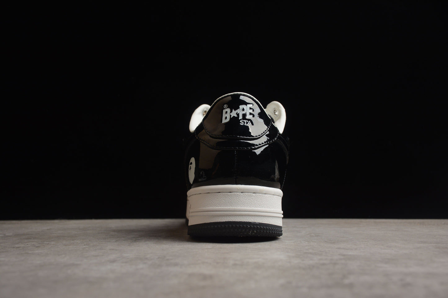 BAPE Sta Low-top Sneakers In And White - Black Unisex Streetwear Limited Edition - **BAPE STA Low-Top Sneakers in Black and White** Introducing the BAPE STA Low-Top Sneakers in