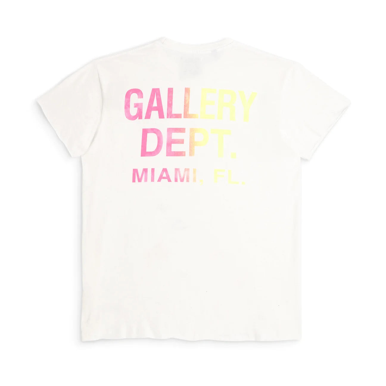 GALLERY Dept Boardwalk Tee T-Shirt - White Unisex Streetwear Limited Edition - **Gallery Dept. Painted Logo Tee: Detailed Product Description** Introducing the Gallery Dept. Painted Logo Tee,