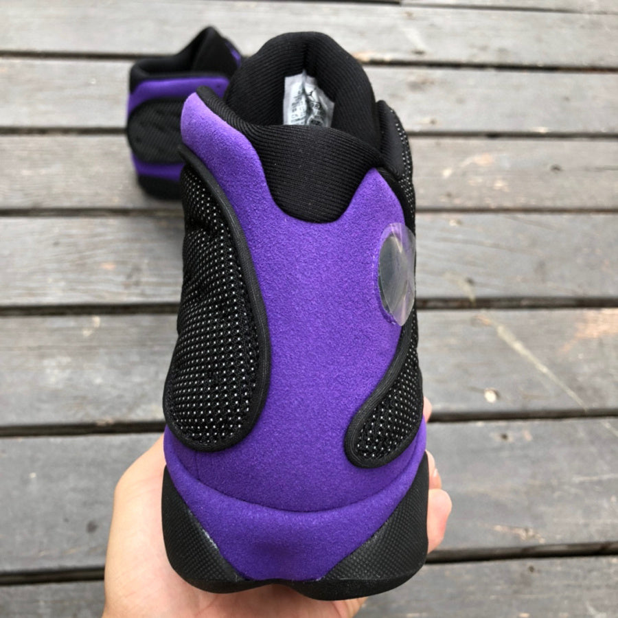 Jordan 13 Court - Purple Unisex Streetwear Limited Edition - This sneaker is a stylish addition to the iconic Air Jordan 13 lineup, featuring a