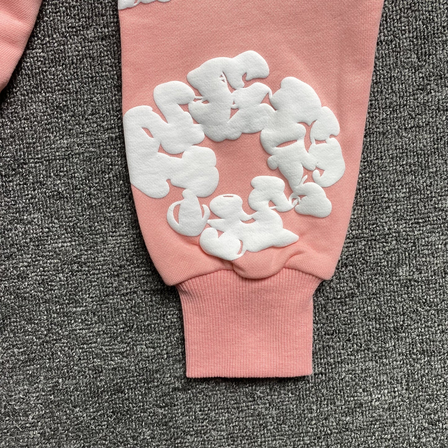 DENIM Tears Cotton Wreath Hoodie Peach - White Unisex Streetwear Limited Edition