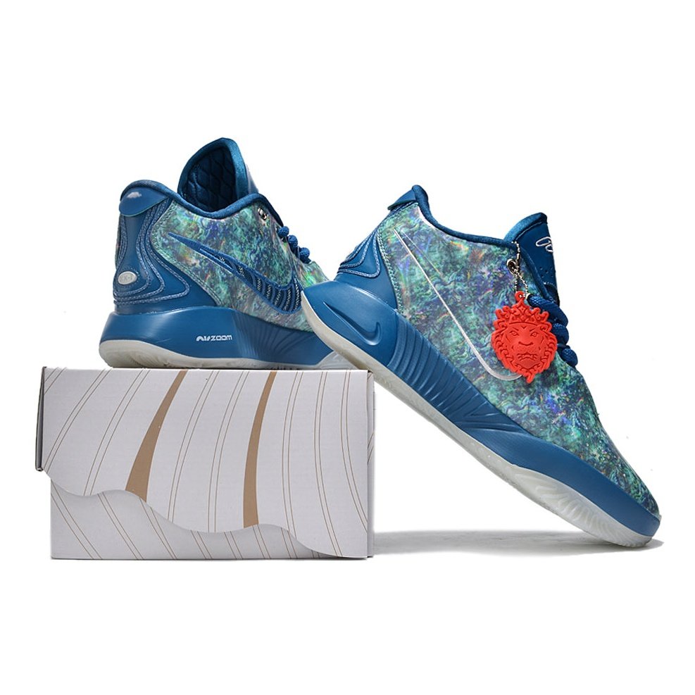 NIKE Lebron 21 - Abalone Pearl Shoes - Red Unisex Streetwear Limited Edition